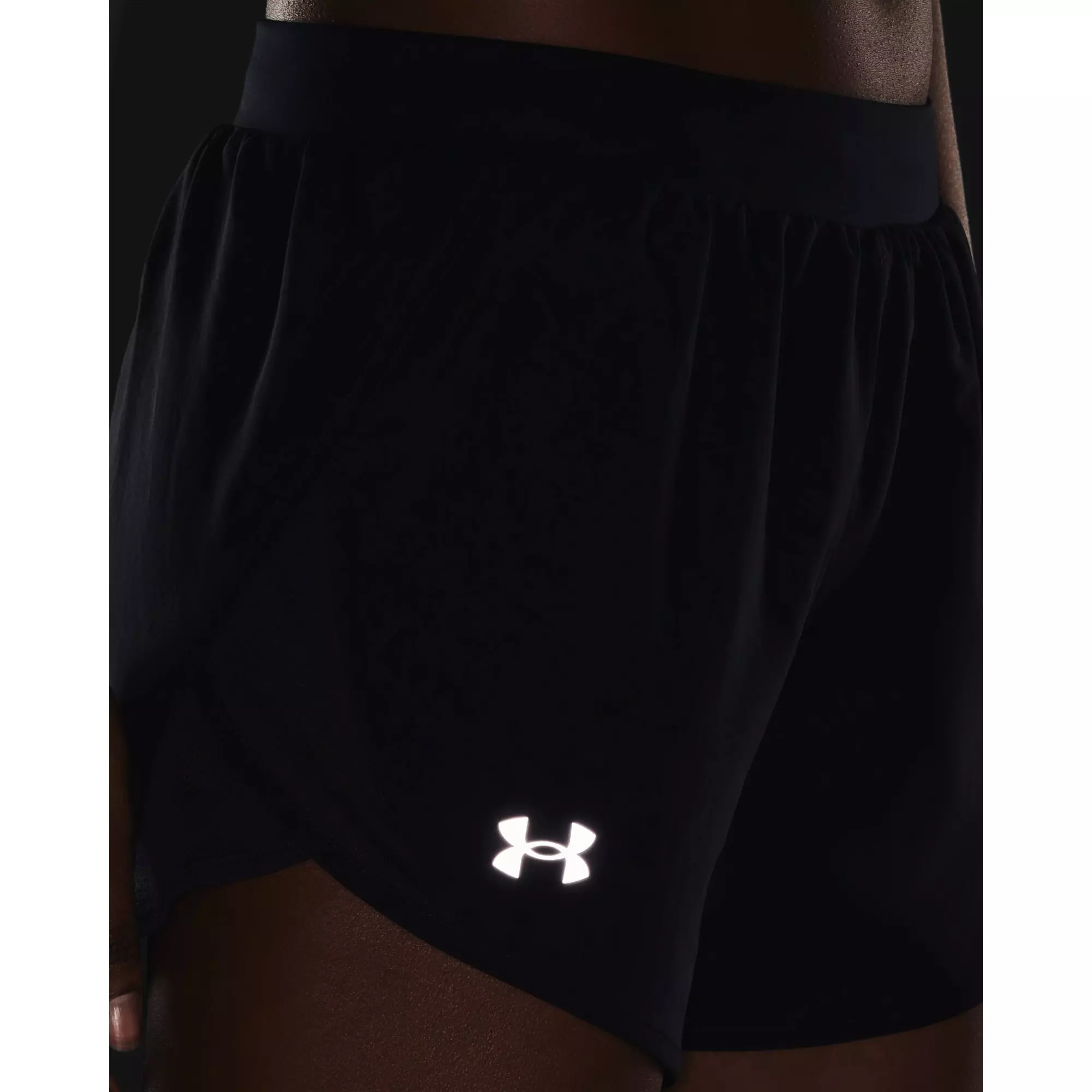 Under Armour Women's Fly By Shorts-Black - BLACK
