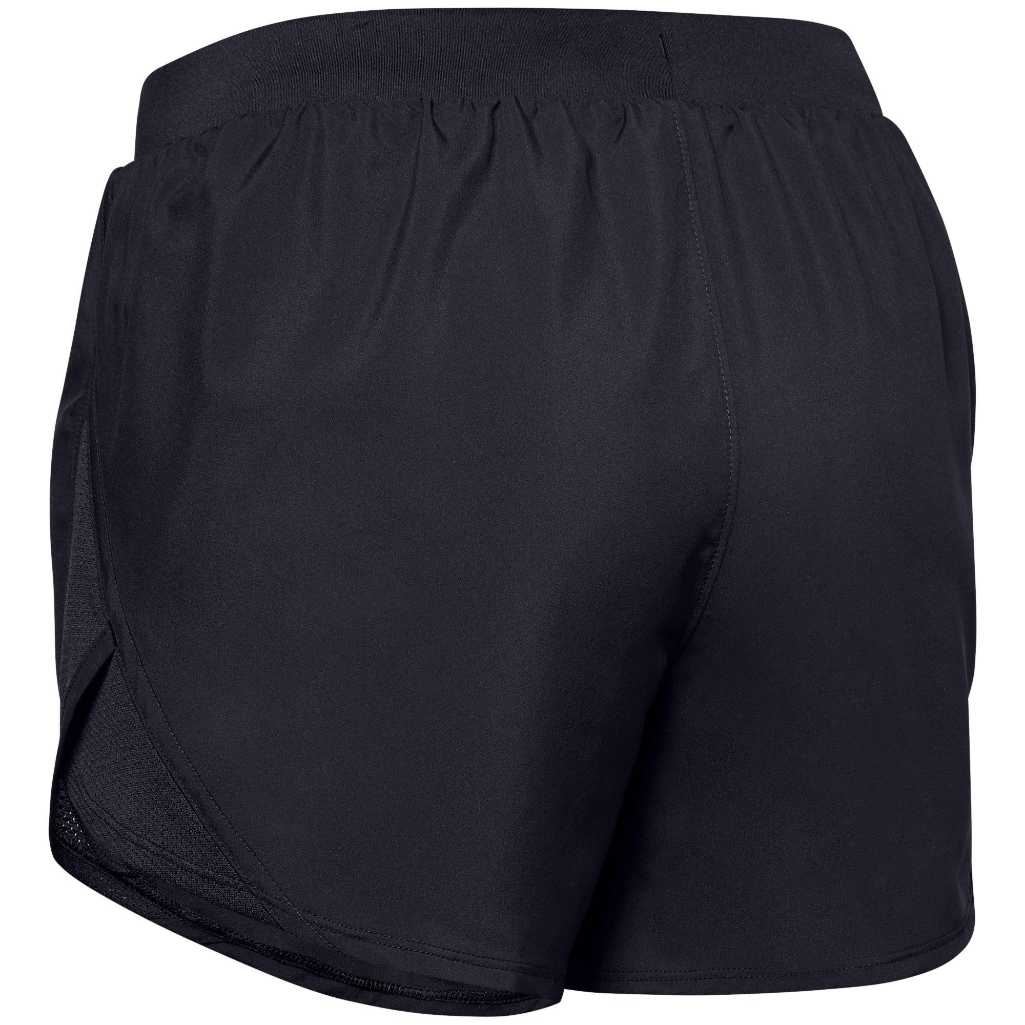 Under Armour Women's Fly By Shorts-Black - BLACK Thumbnail View 7