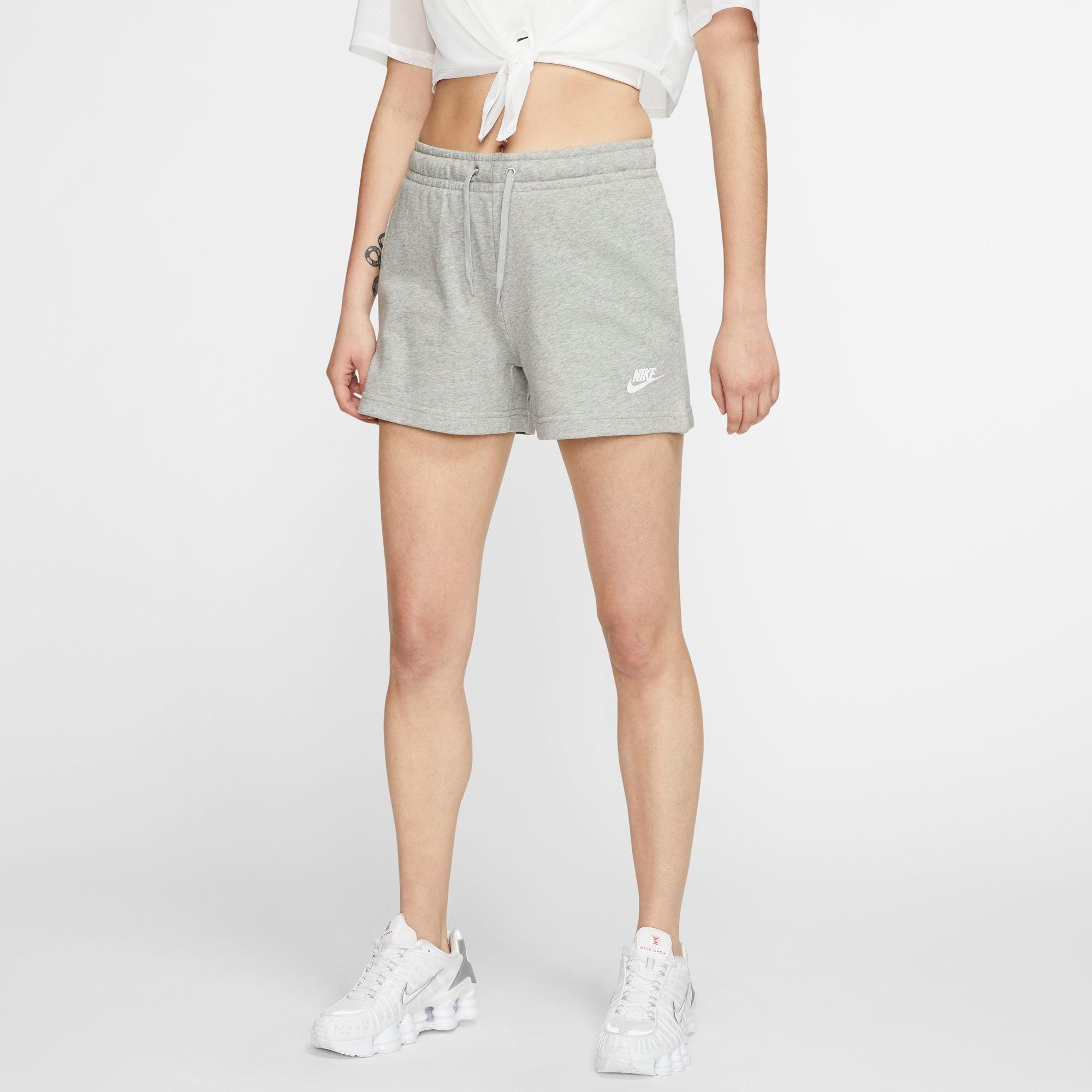 womens nike fleece shorts