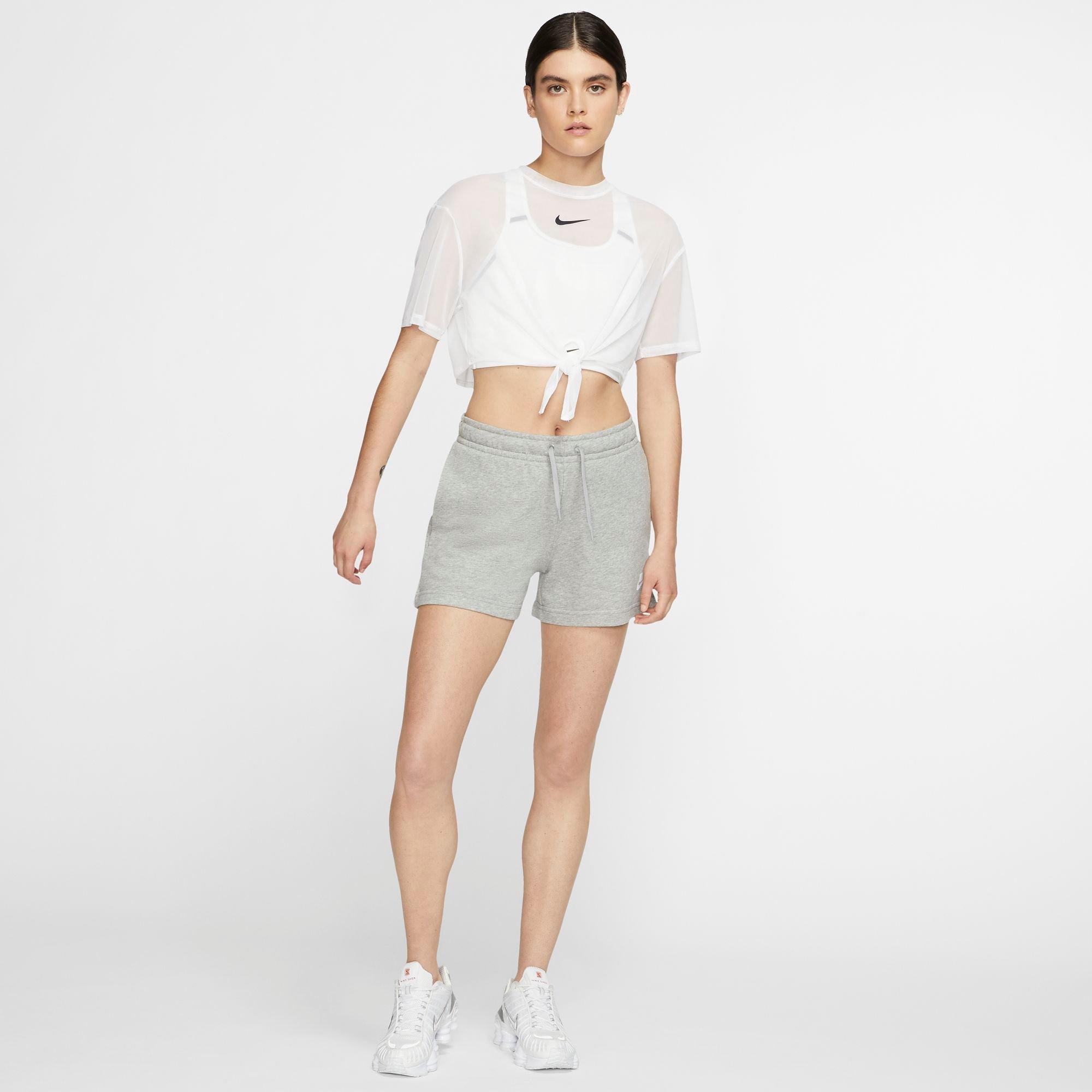 womens nike club fleece shorts