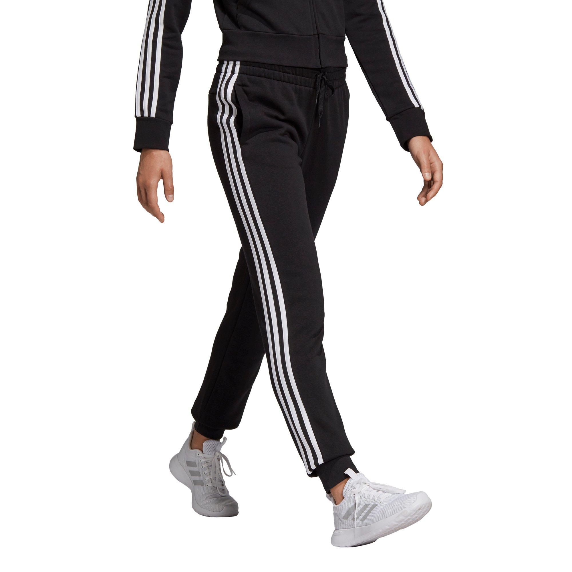 adidas womens 3 stripe joggers