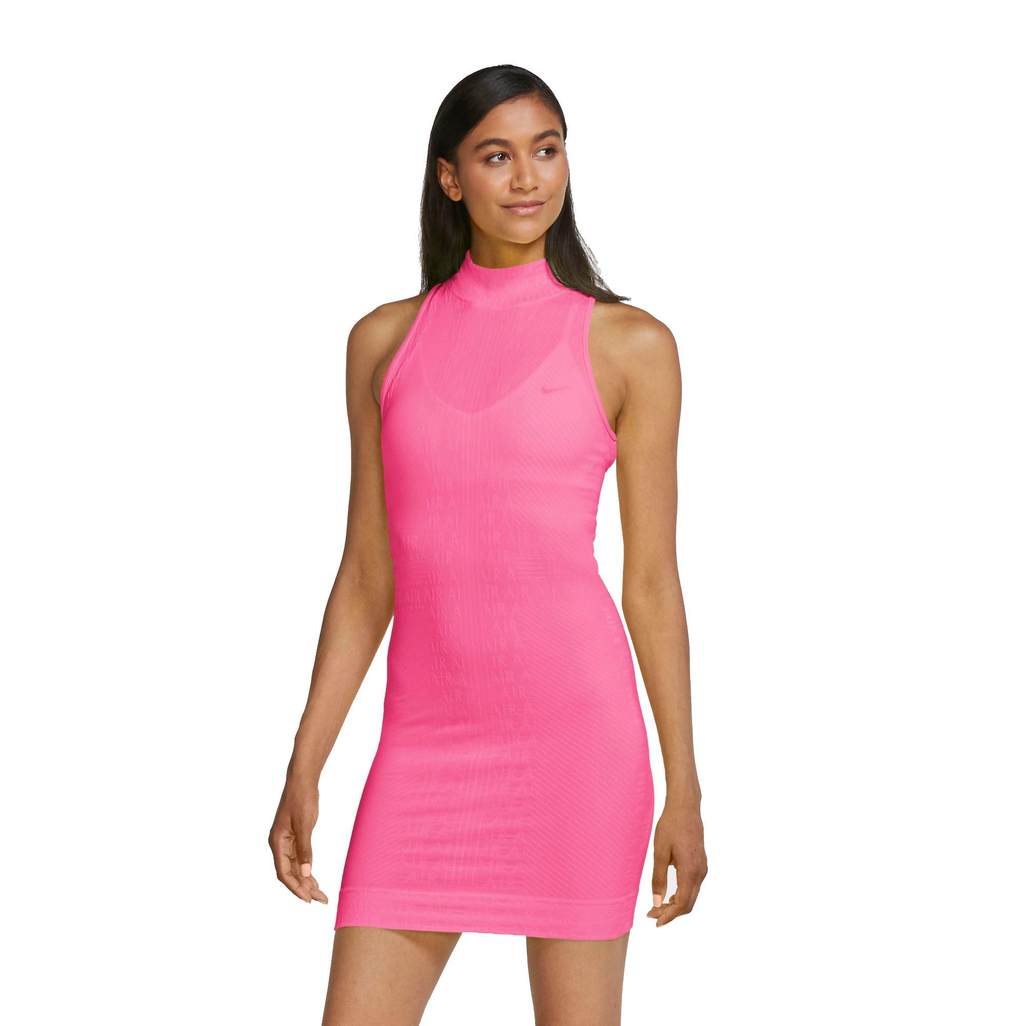 Nike pink hot sale dress