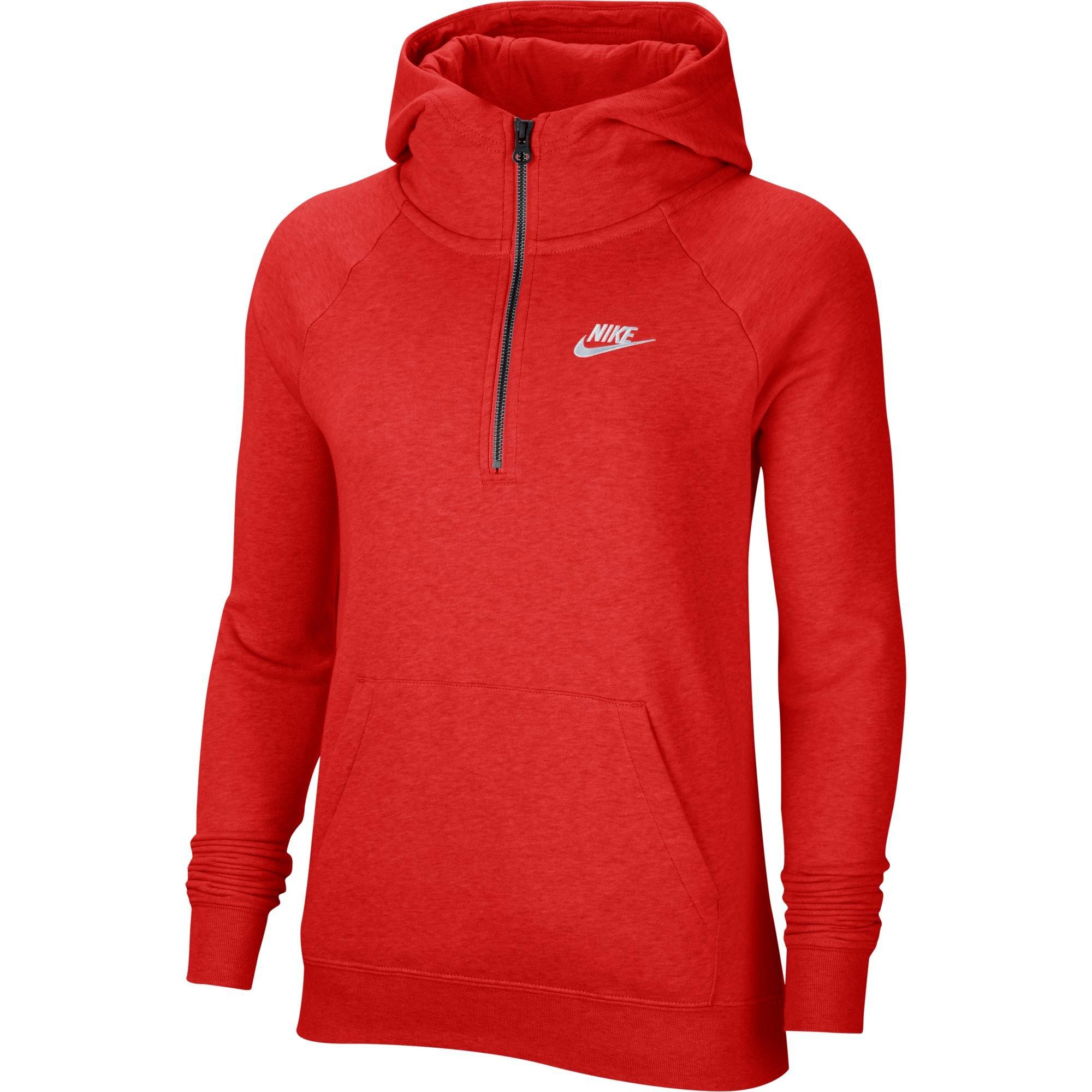 bright red nike hoodie