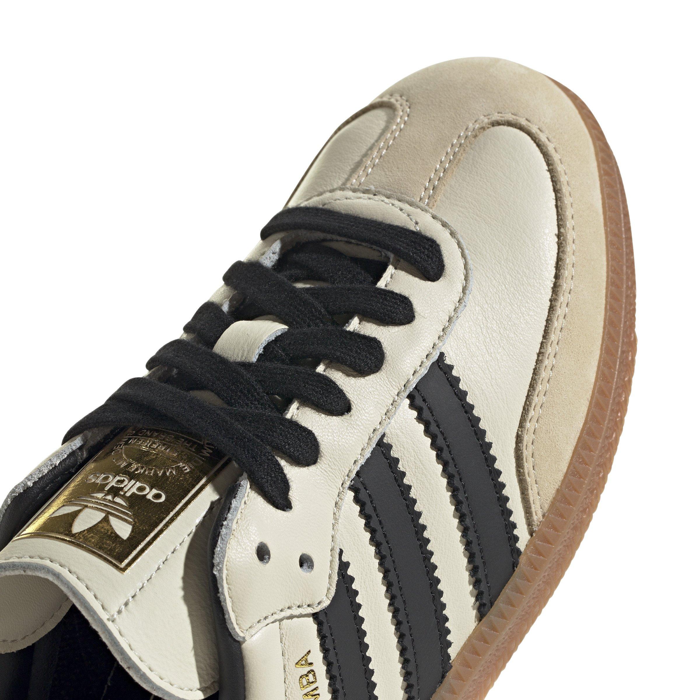 adidas Originals Samba OG "Cream White/Core Black/Sand Strata" Women's Shoe - TAN/BLACK Thumbnail View 7