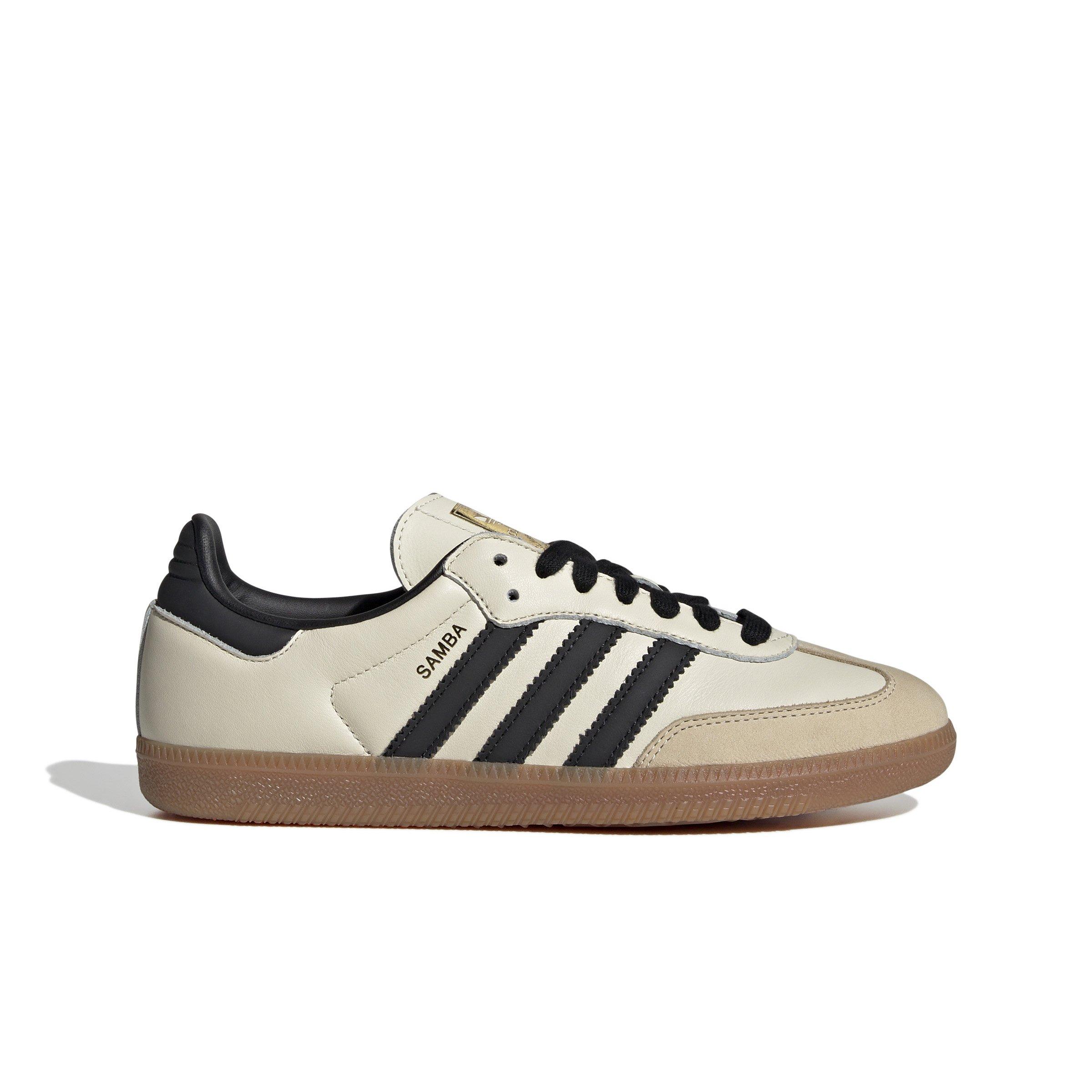 adidas Originals Samba OG "Cream White/Core Black/Sand Strata" Women's Shoe - TAN/BLACK Thumbnail View 1