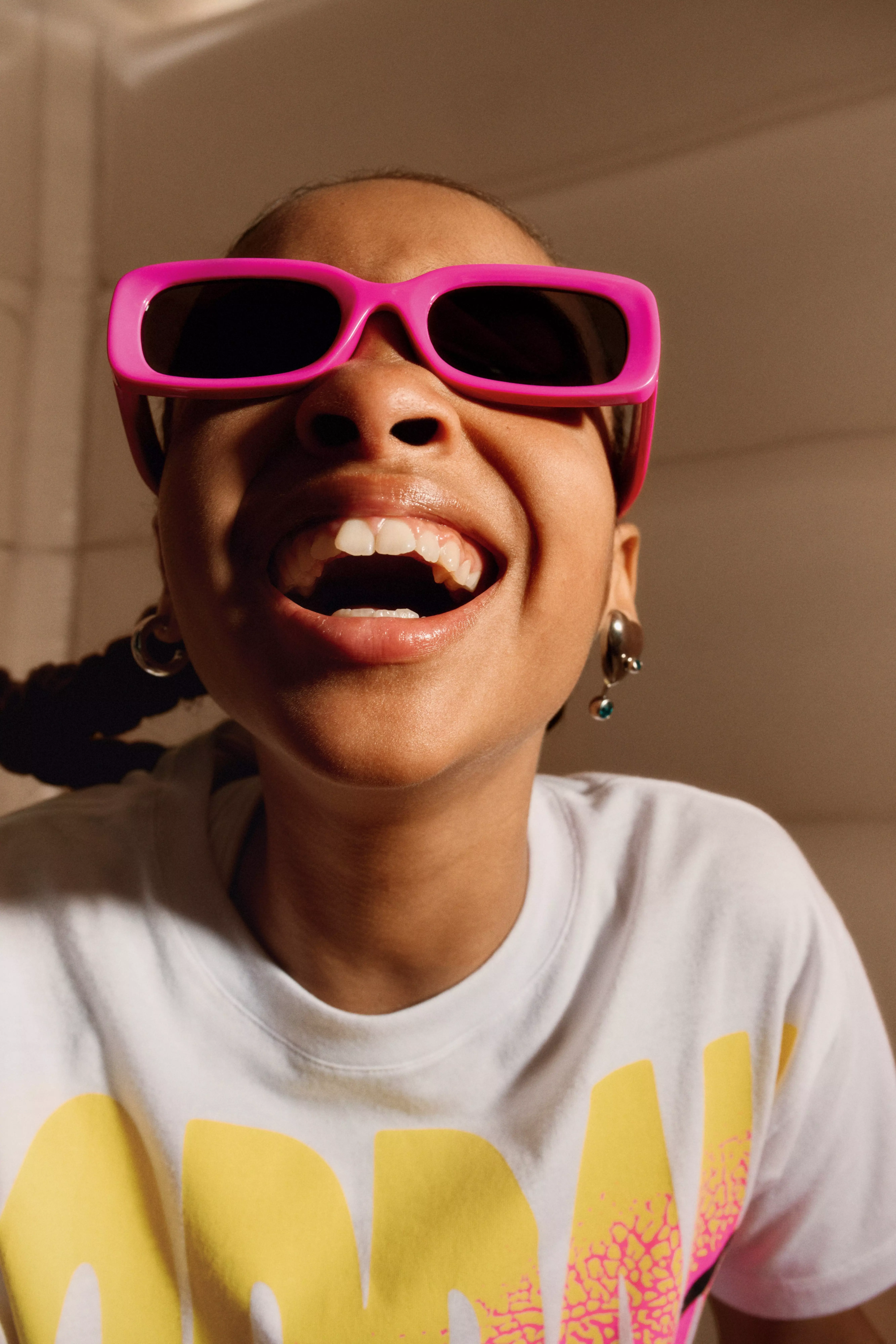 Jordan Big Girls' Flight Rise Tee - WHITE