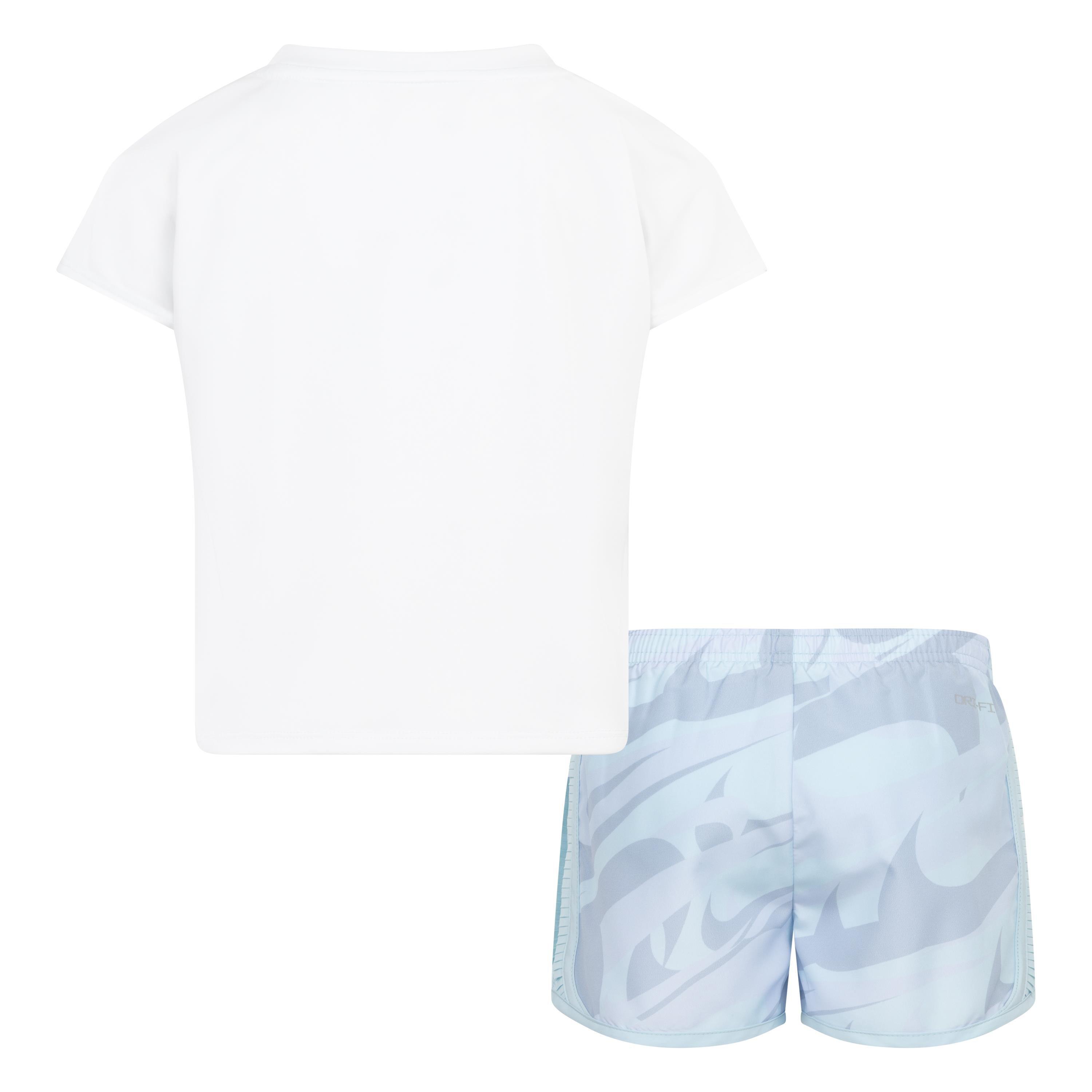 Nike Little Girls' Tempo Dri-FIT Prep Set - LT BLUE Thumbnail View 2