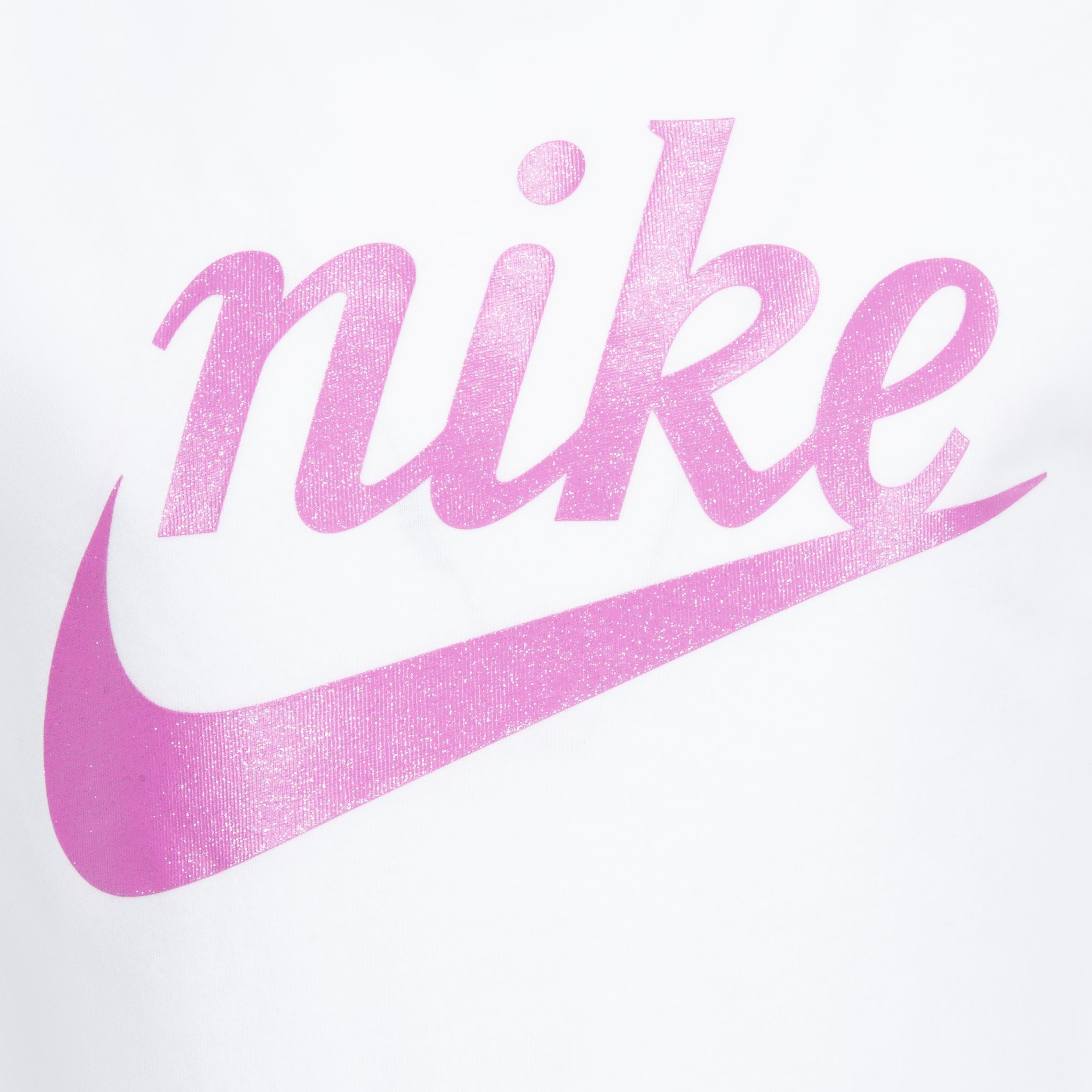 Nike Little Girls' Script Swoosh Tee