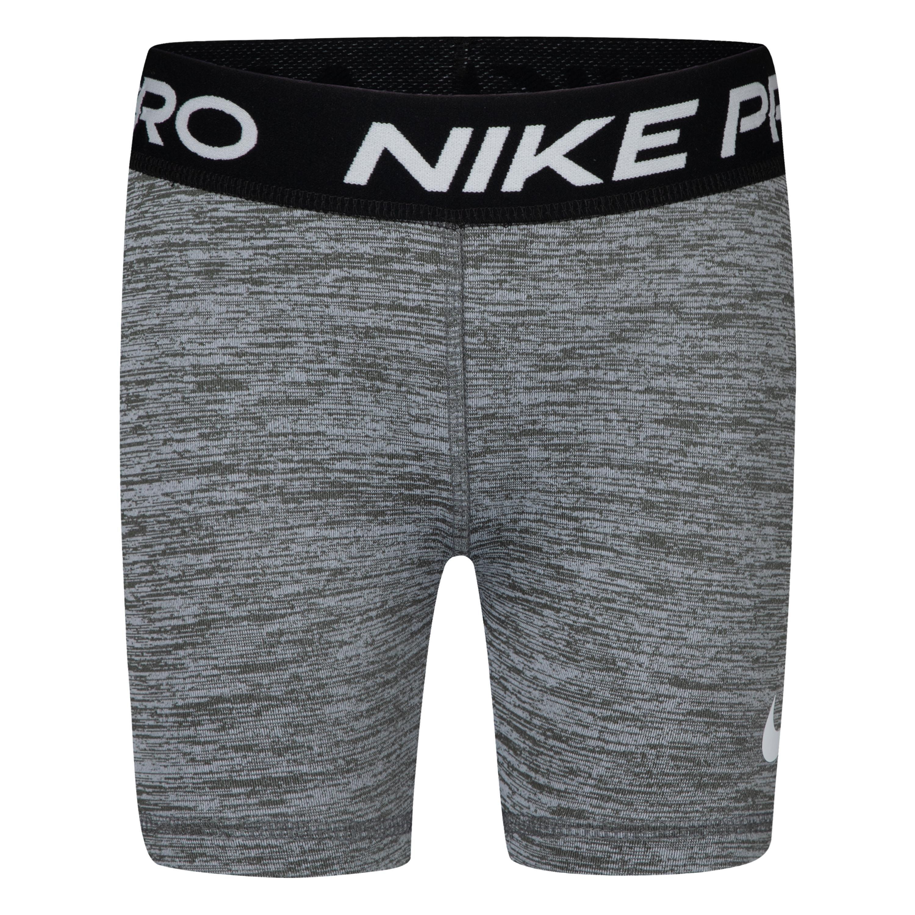 Nike Little Girls Pro Shorts - Grey