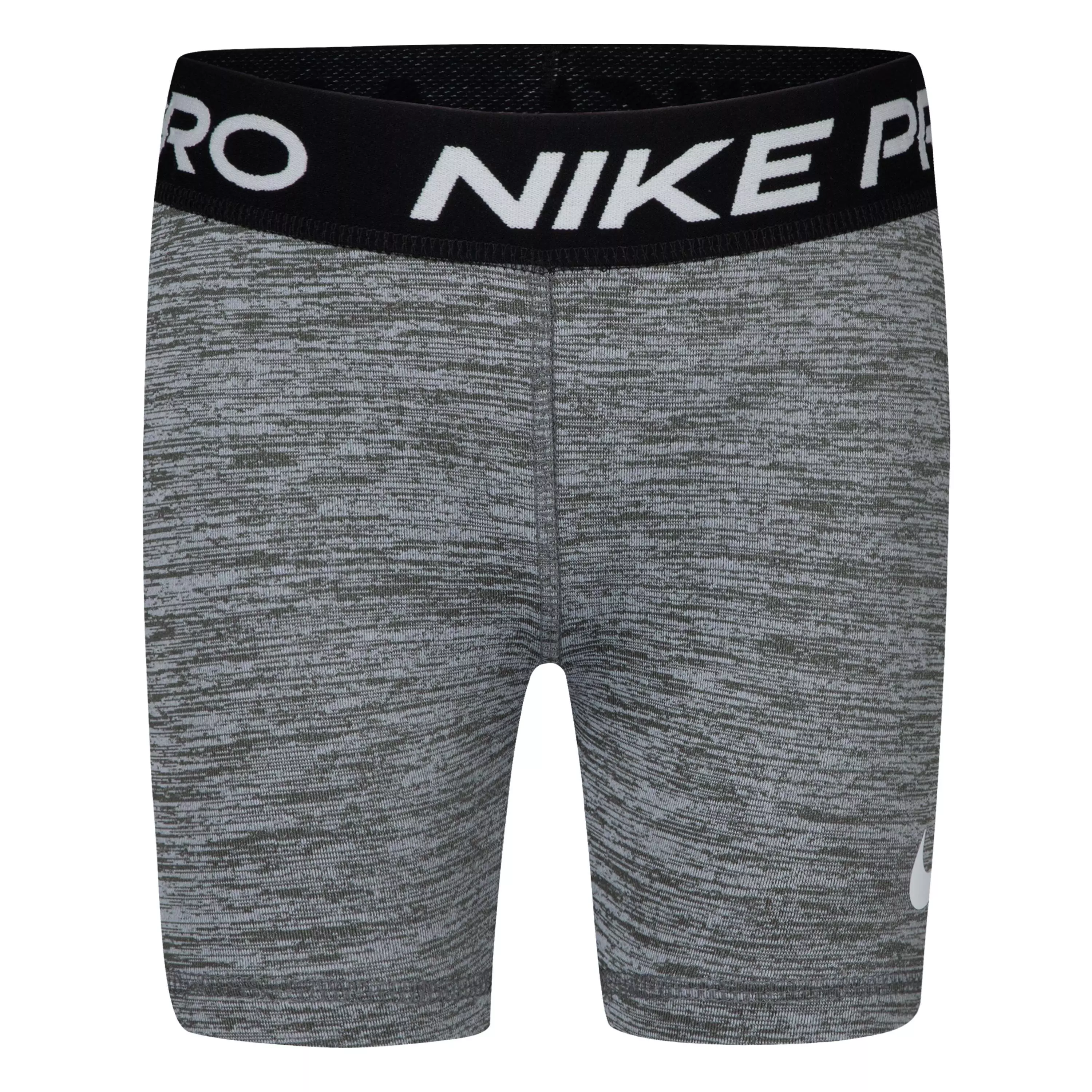 Nike Little Girls Pro Shorts - Grey - HEATHER/GREY