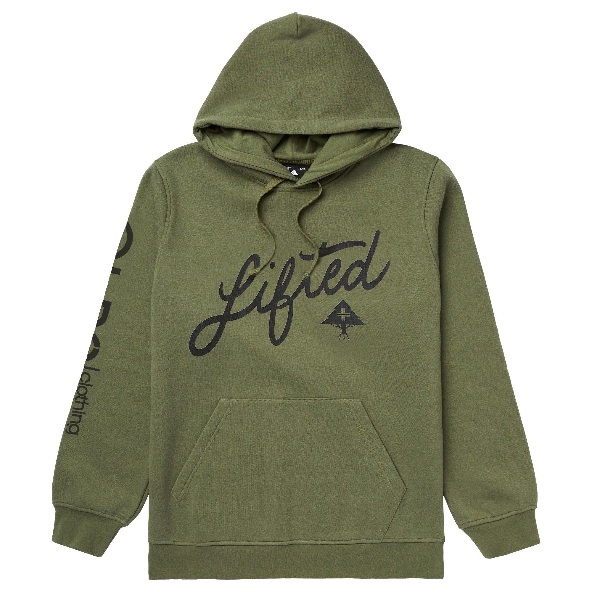 LRG Men's Creative Era Hoodie - Olive - OLIVE