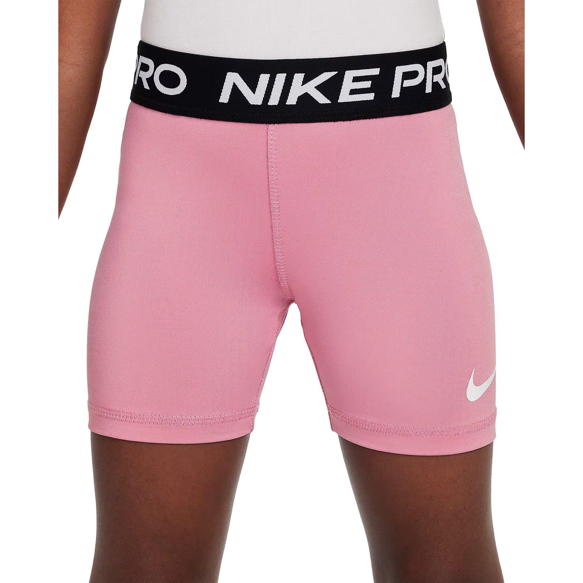 Nike Little Girls' Pro Shorts - Pink - PINK Thumbnail View 1