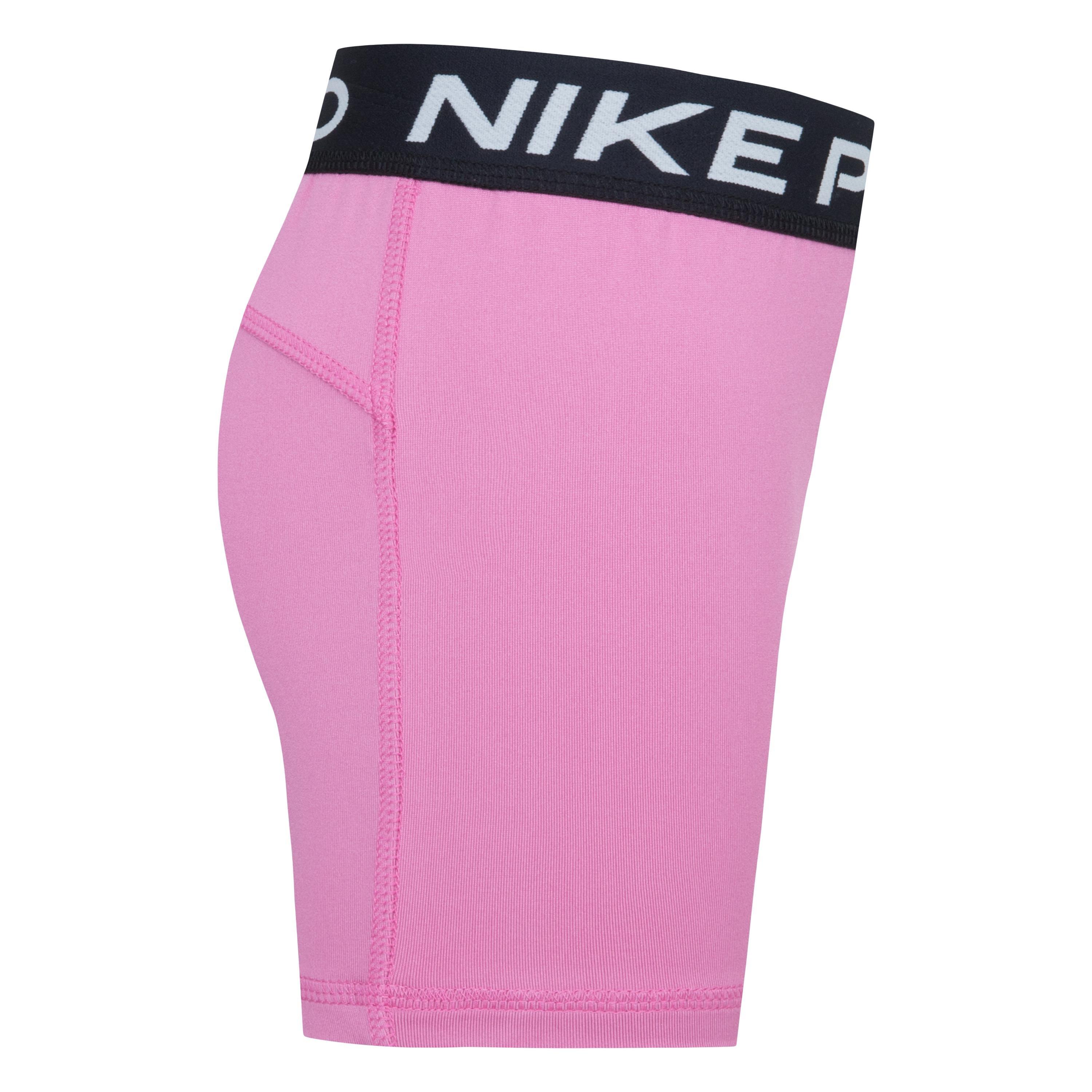 Nike Little Girls Pro Shorts Size 6 Magic Flamingo