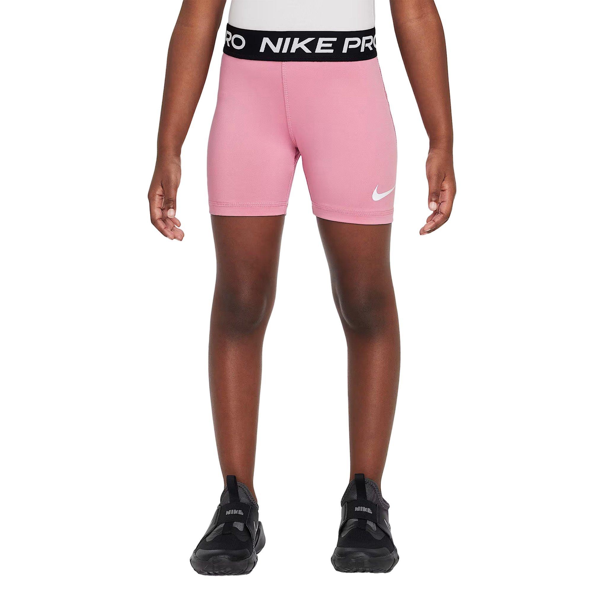 Nike Little Girls' Pro Shorts - Pink - PINK Thumbnail View 5