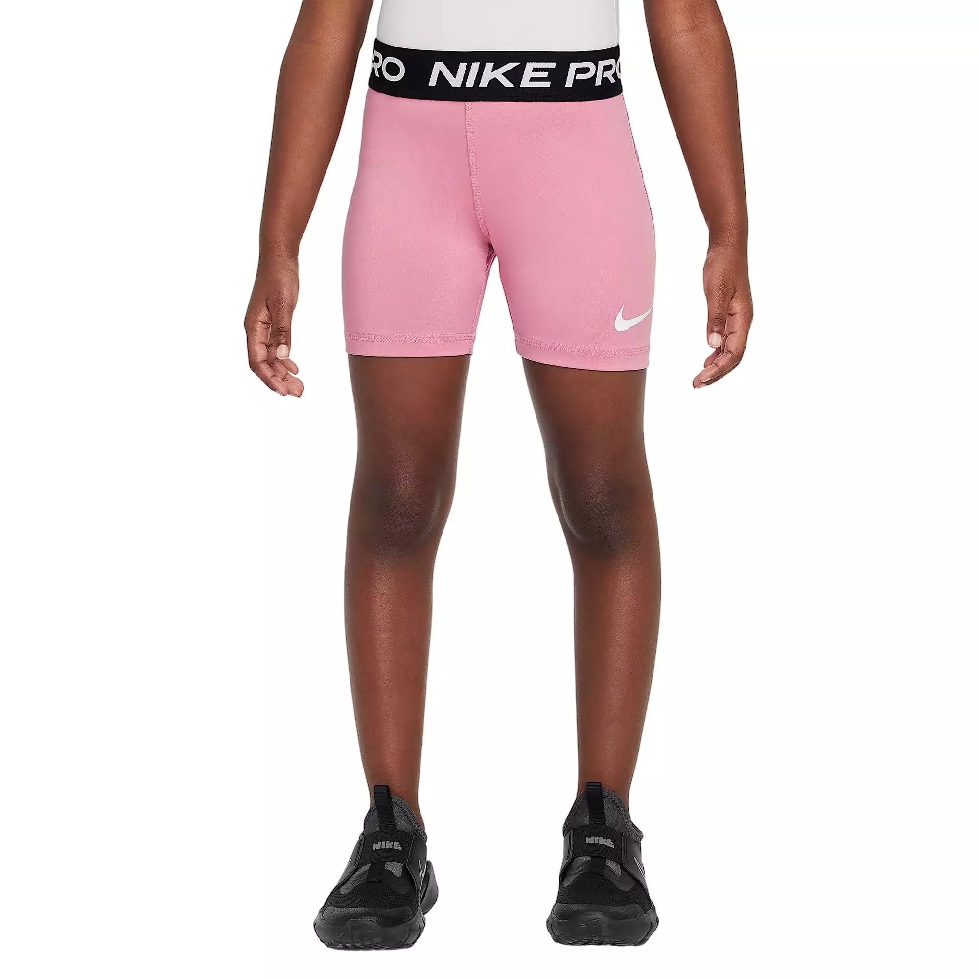 Nike Little Girls' Pro Shorts - Pink - PINK
