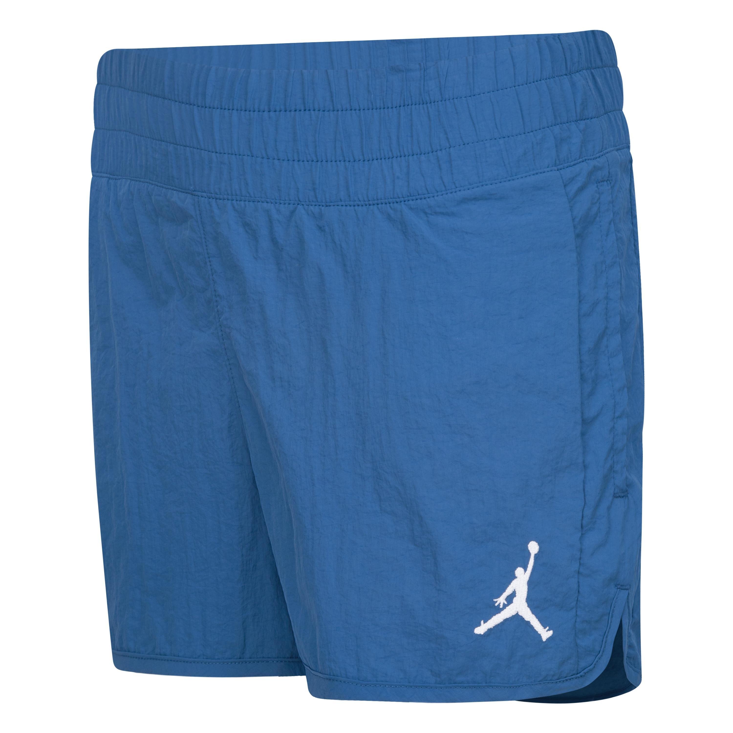 Jordan Big Girls' Woven Shorts - Blue