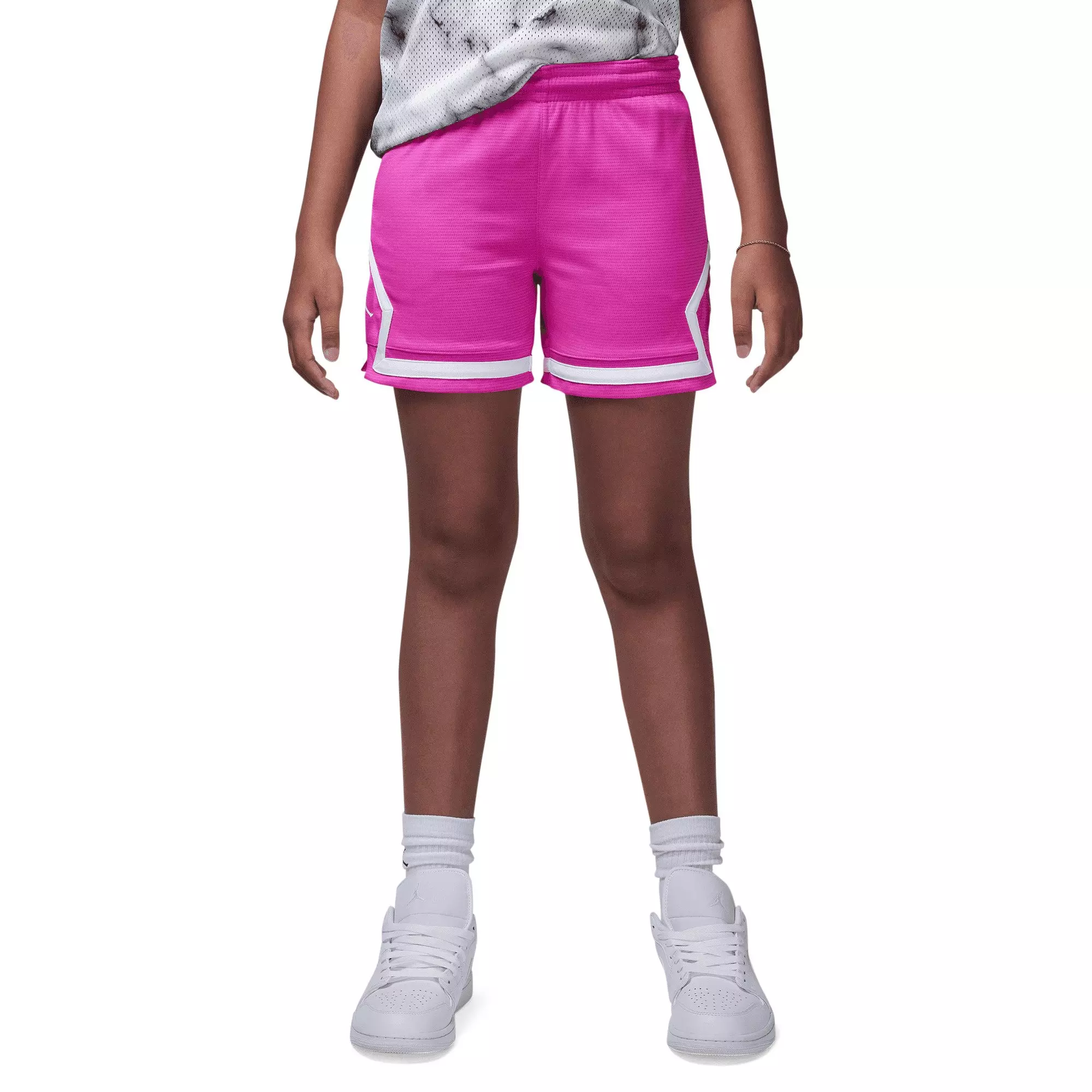 Jordan Big Girls' Diamond Shorts - Pink - PINK