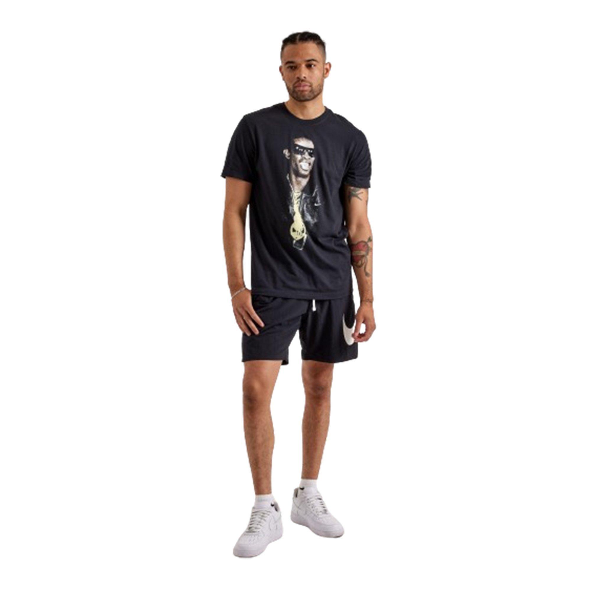 Nike Men's Sportswear Deion Sanders Tee - BLACK Thumbnail View 4