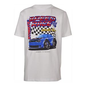 Streetz Iz Watchin Big Boys' Speed Tee - White
