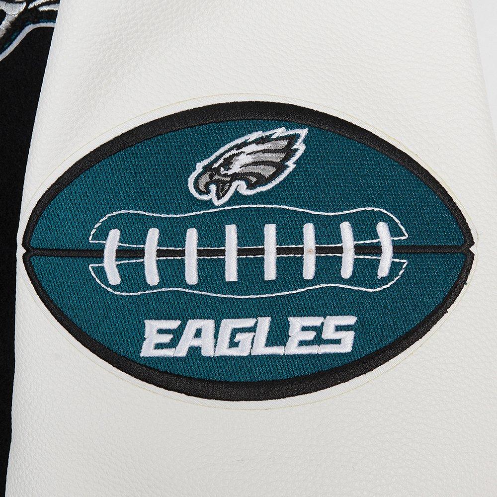 Men's Pro Standard Philadelphia Eagles Old English Varsity Jacket-Black