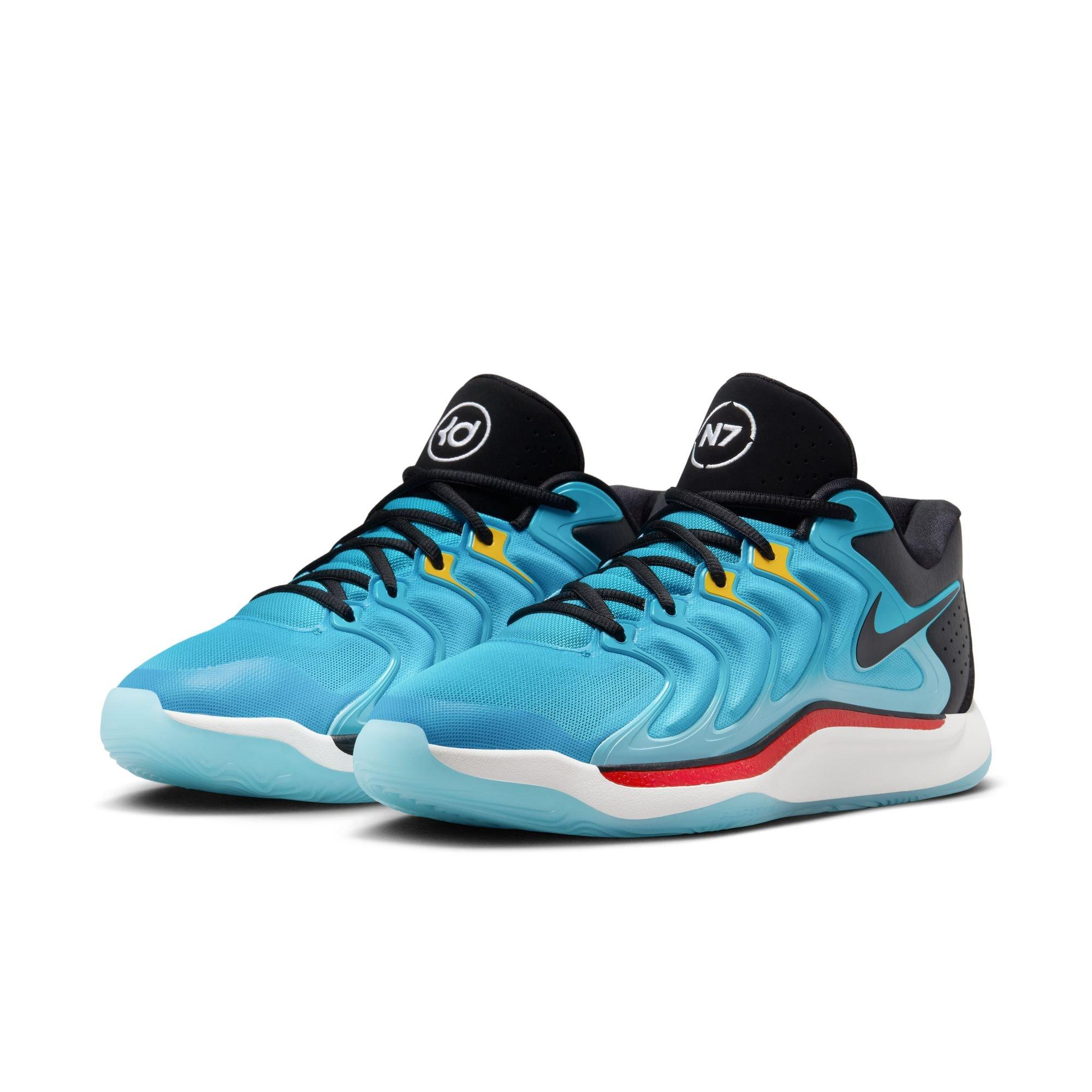 Nike KD 17 N7 "Dark Turquoise" Unisex Basketball Shoe - DARK TURQUOISE/BLACK/SAIL Thumbnail View 3