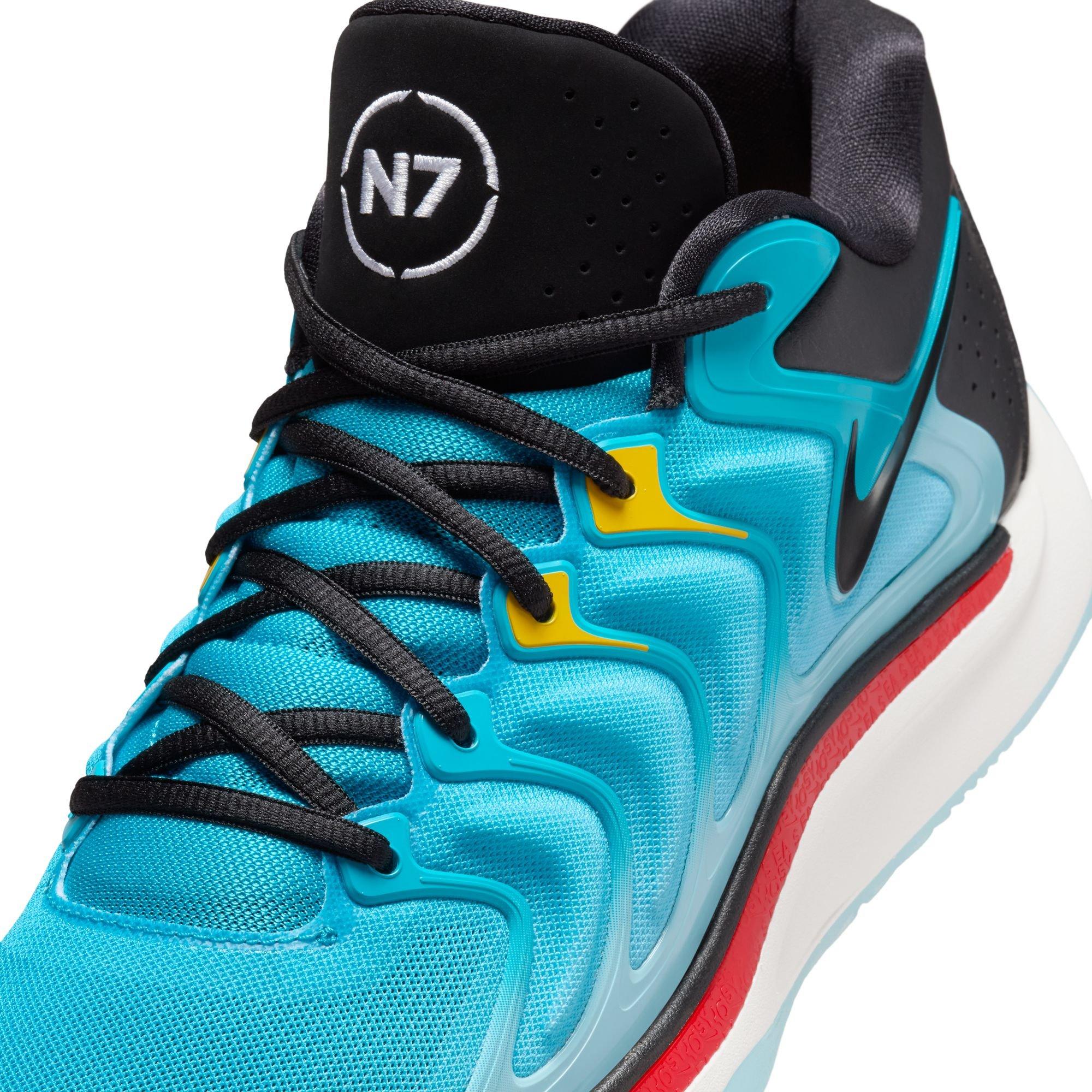 Nike KD 17 N7 "Dark Turquoise" Unisex Basketball Shoe - DARK TURQUOISE/BLACK/SAIL Thumbnail View 4