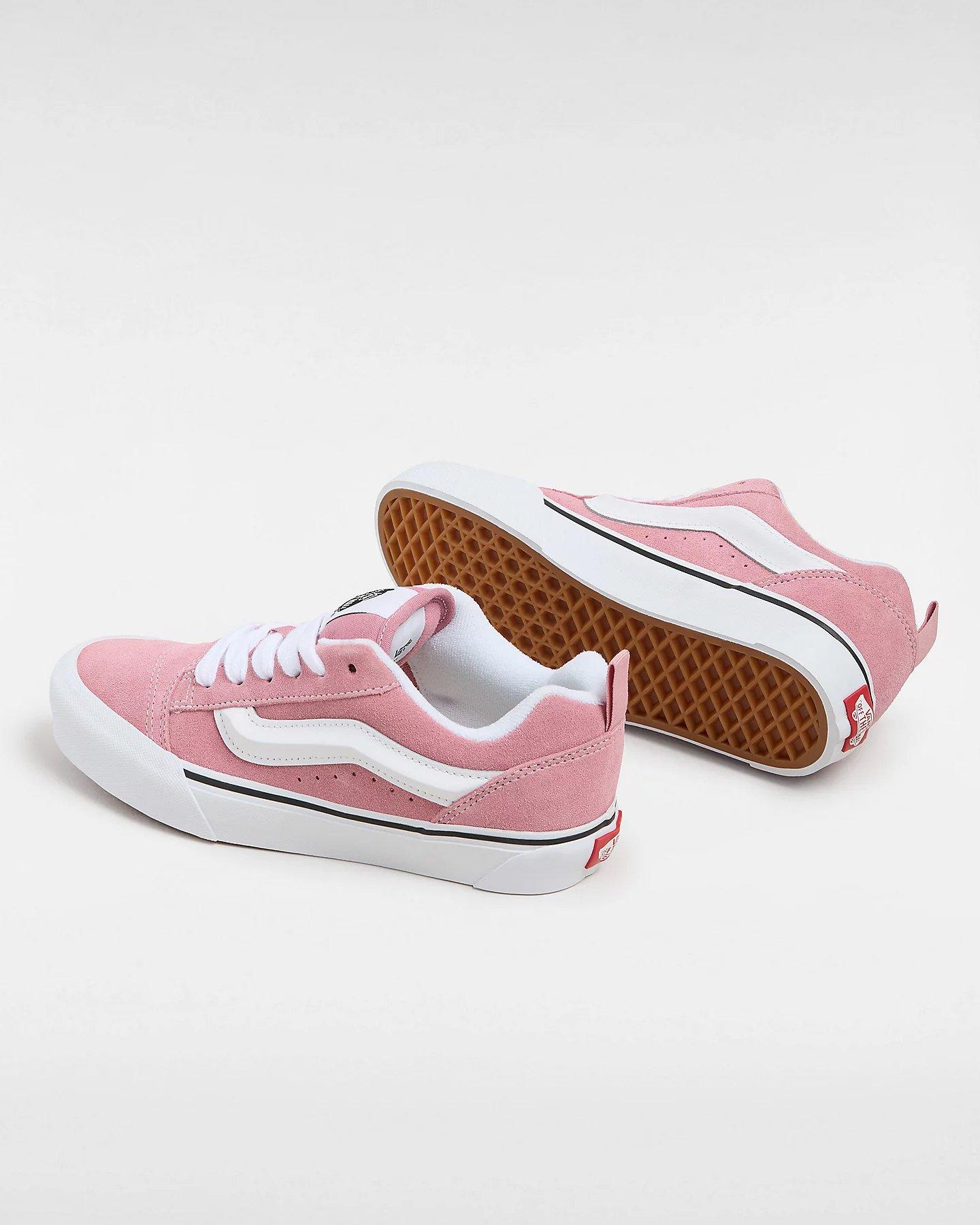 Vans Knu Skool "Pink/White" Unisex Shoe - PINK/WHITE Thumbnail View 4