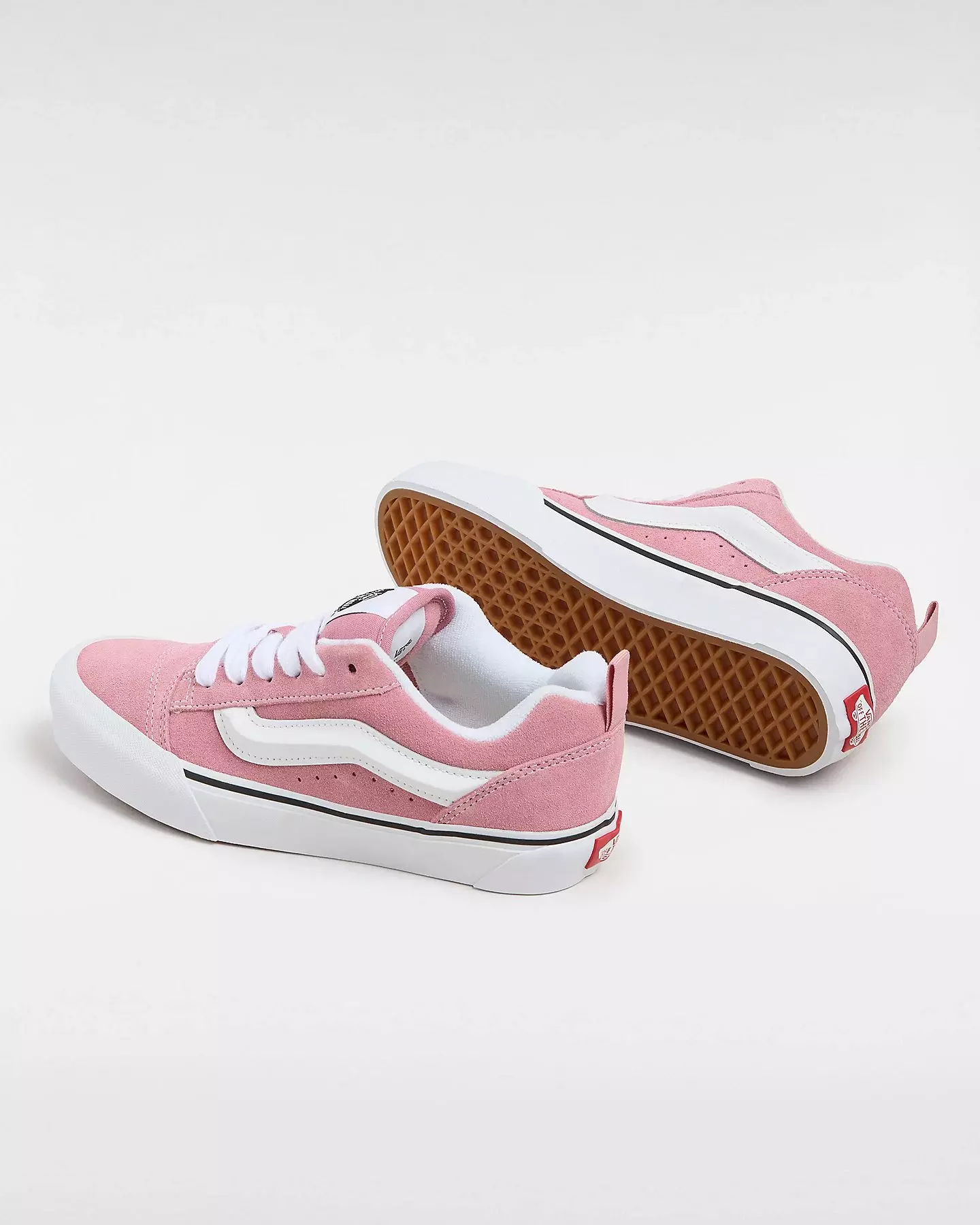 Vans Knu Skool "Pink/White" Unisex Shoe - PINK/WHITE
