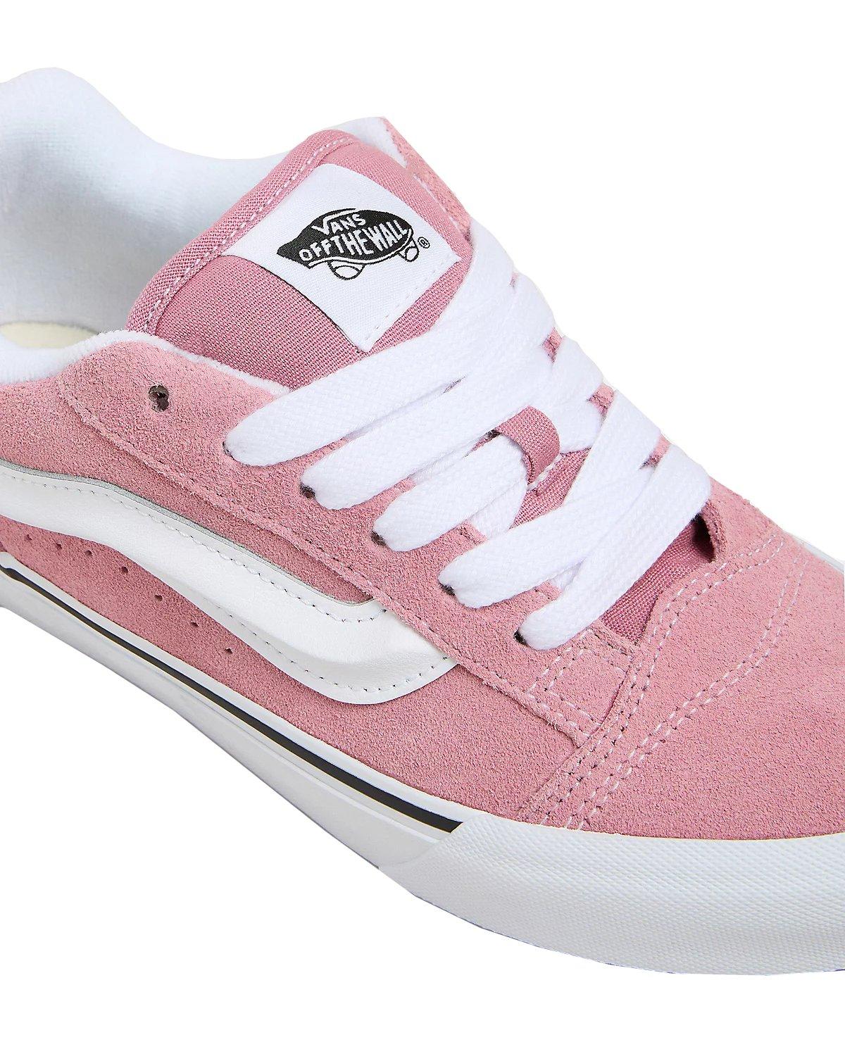 Vans Knu Skool "Pink/White" Unisex Shoe - PINK/WHITE Thumbnail View 2