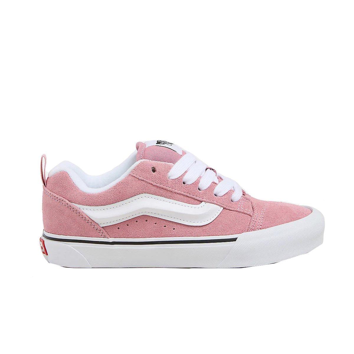 Vans Knu Skool "Pink/White" Unisex Shoe - PINK/WHITE Thumbnail View 1