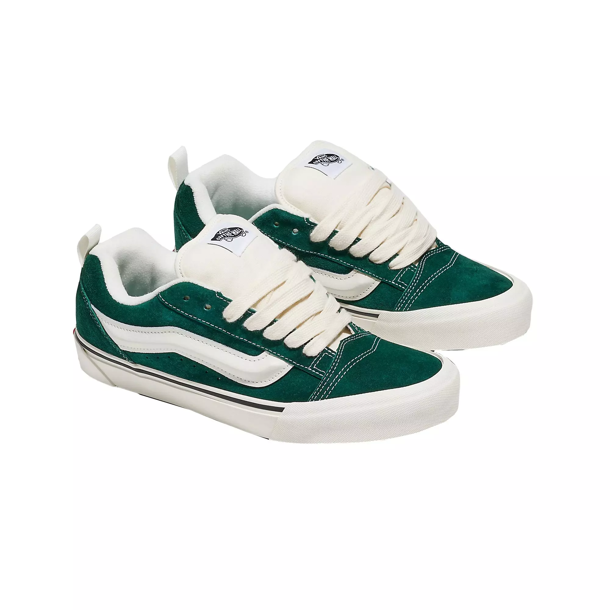 Vans Knu Skool "Green/White" Unisex Shoe - GREEN/BEIGE