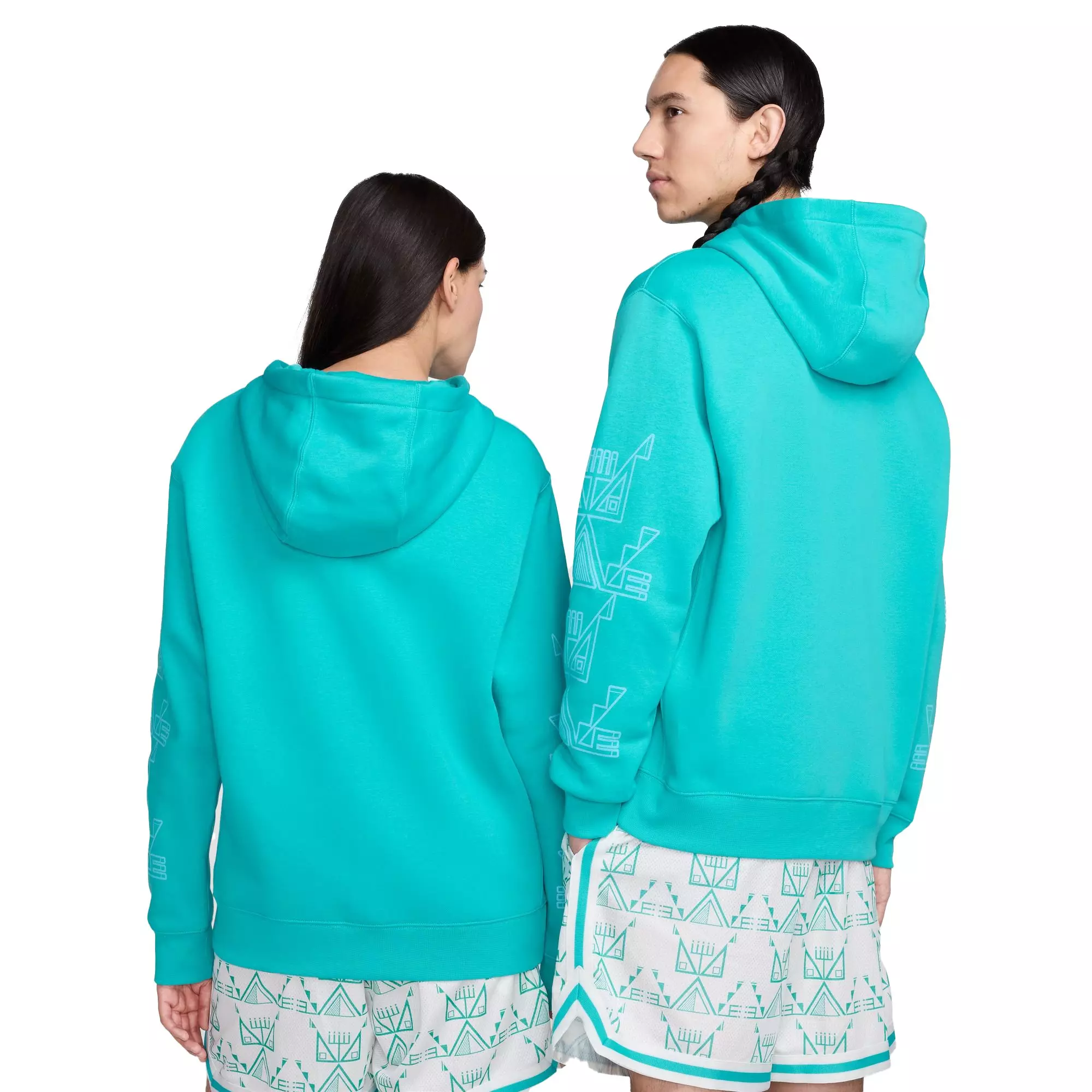 Nike N7 Men's "Dusty Cactus" Full-Zip Hoodie - BLUE