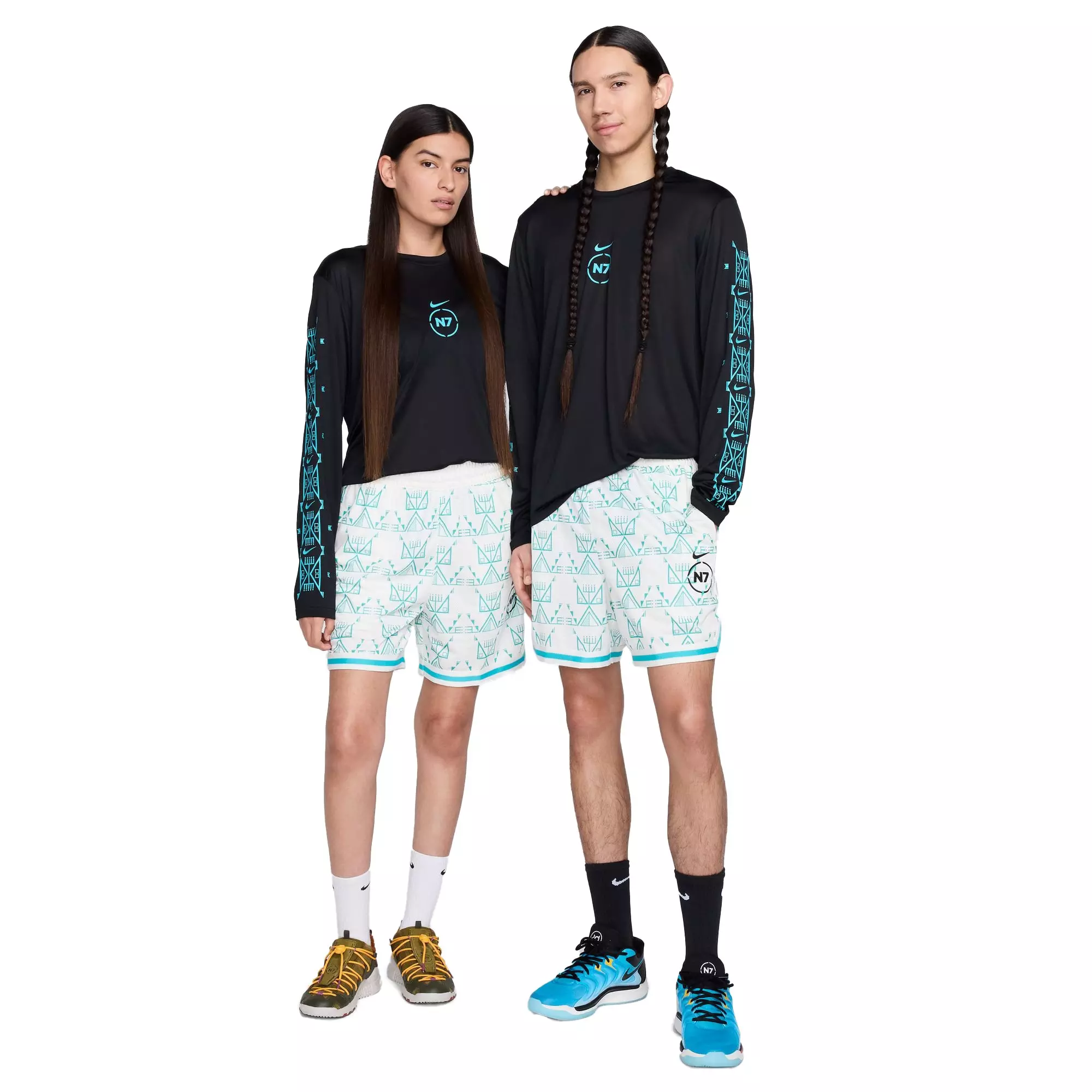 Nike N7 Men's 6" Dri-FIT "Dusty Cactus" Basketball Short - SAIL