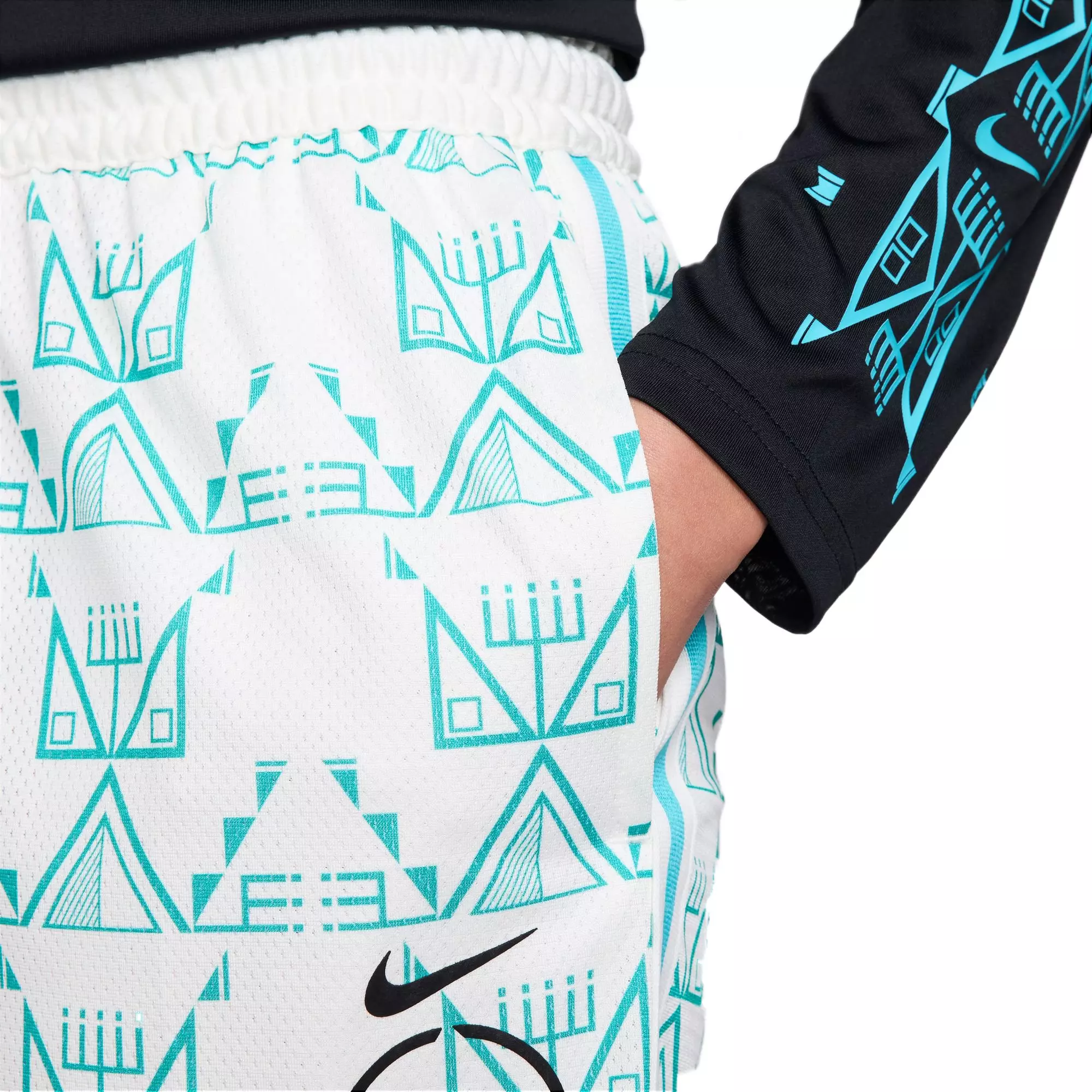 Nike N7 Men's 6" Dri-FIT "Dusty Cactus" Basketball Short - SAIL