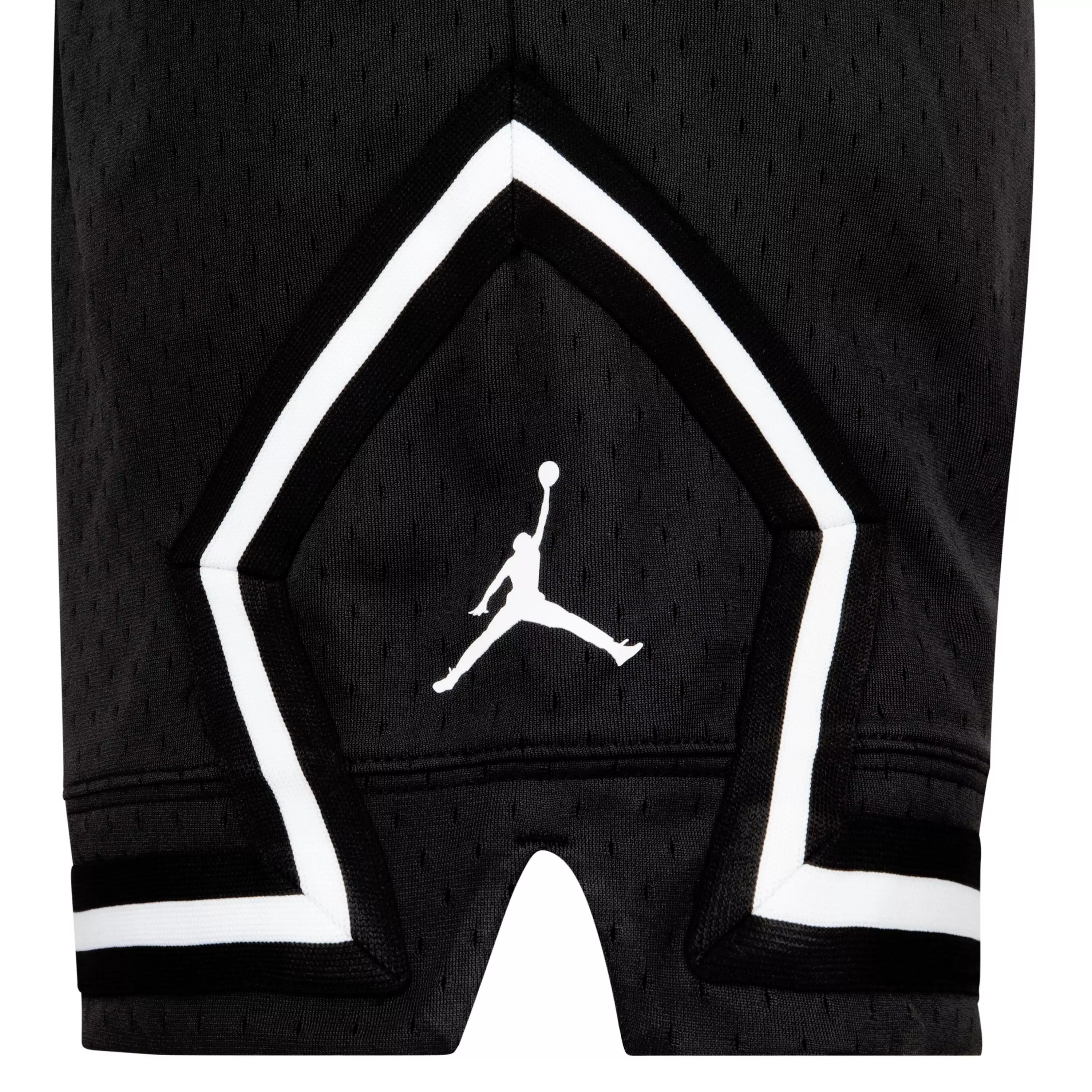 Jordan Big Boys' Diamond Shorts - Black - BLACK