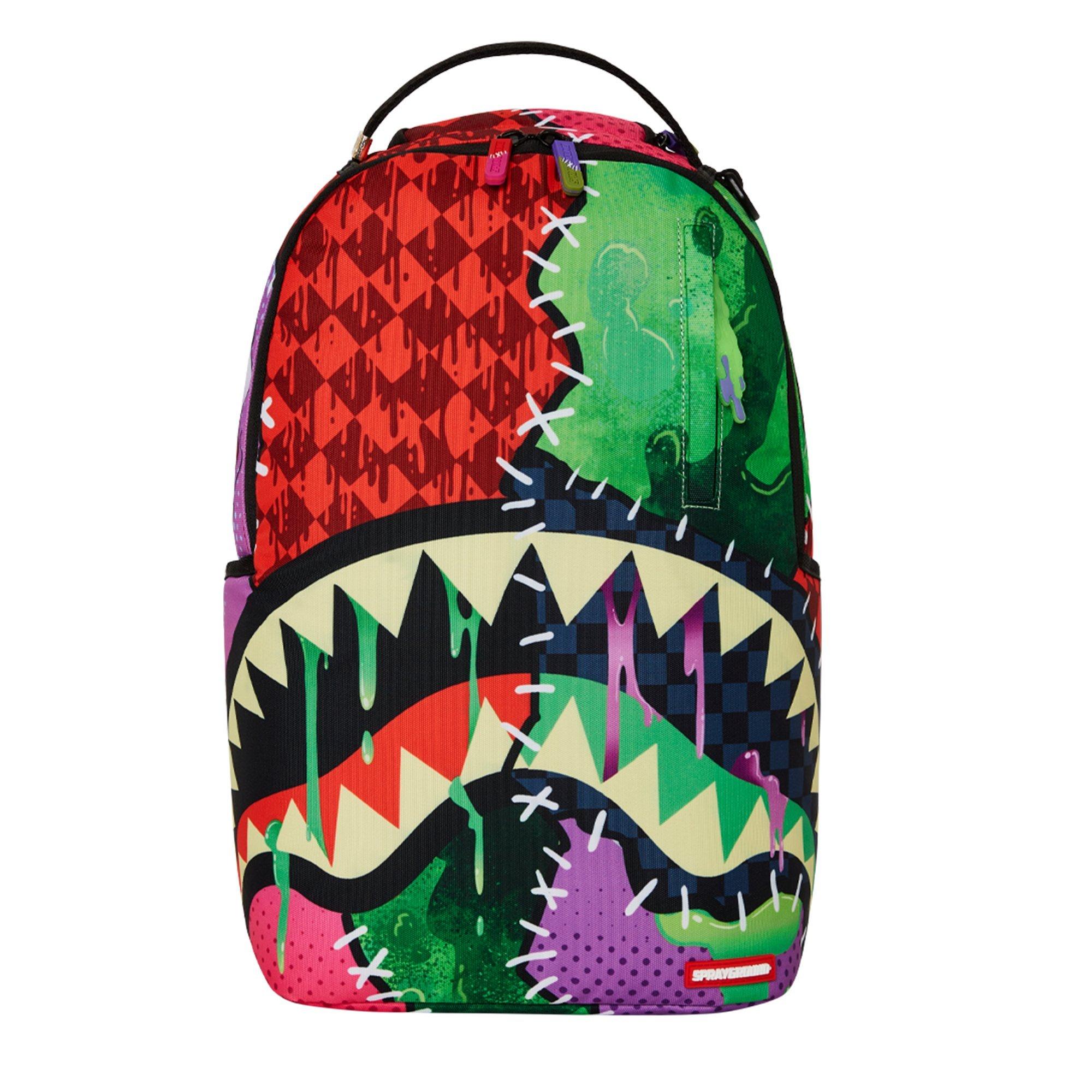 Sprayground Cut Up Stitched Backpack - MULTI-COLOR