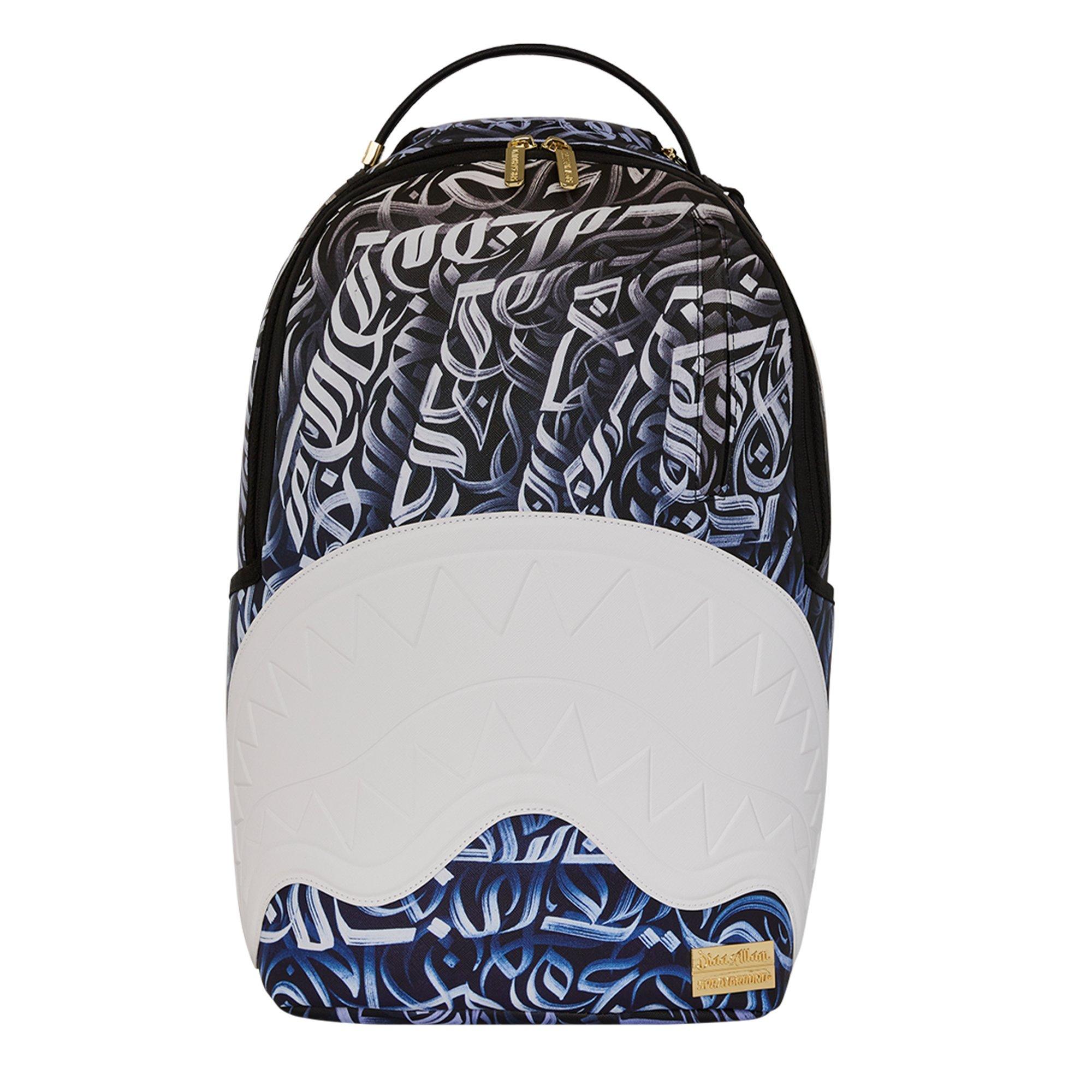 Sprayground Diaa Allam Sharks Backpack-Blue - BLUE