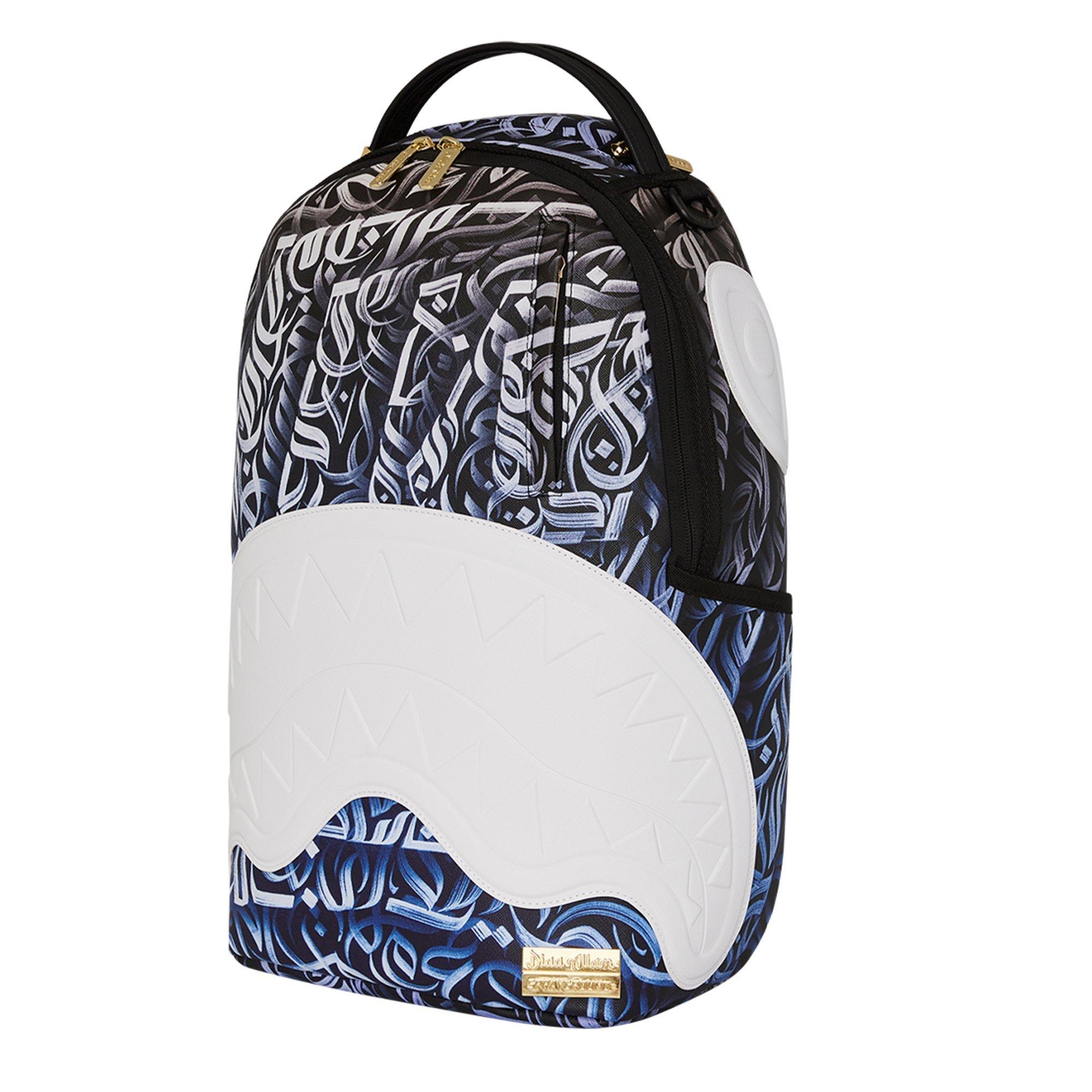 Sprayground Diaa Allam Sharks Blue Backpack