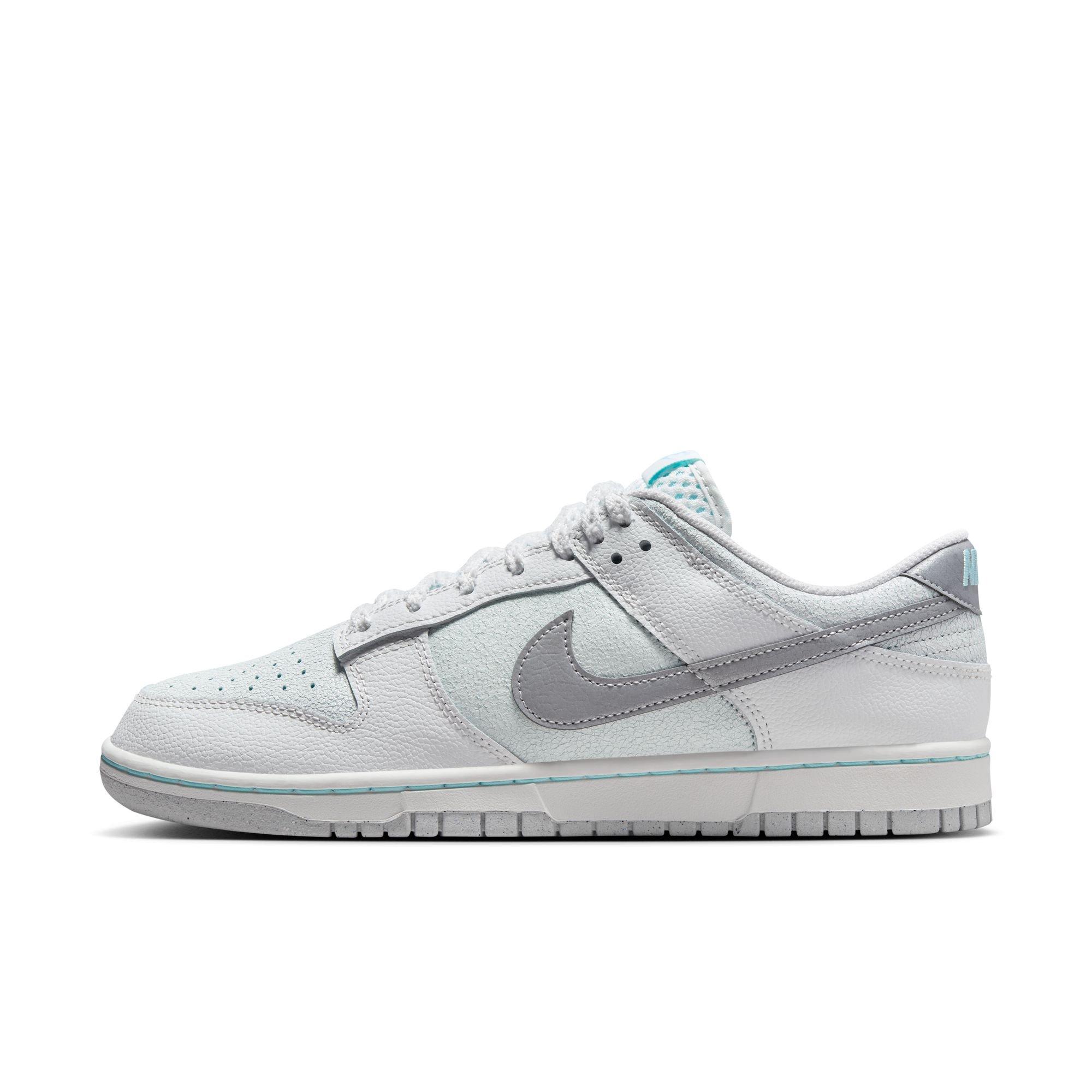 Nike Dunk Low Retro Men's "Summit White/Metallic Silver/Glacier Ice" Shoe