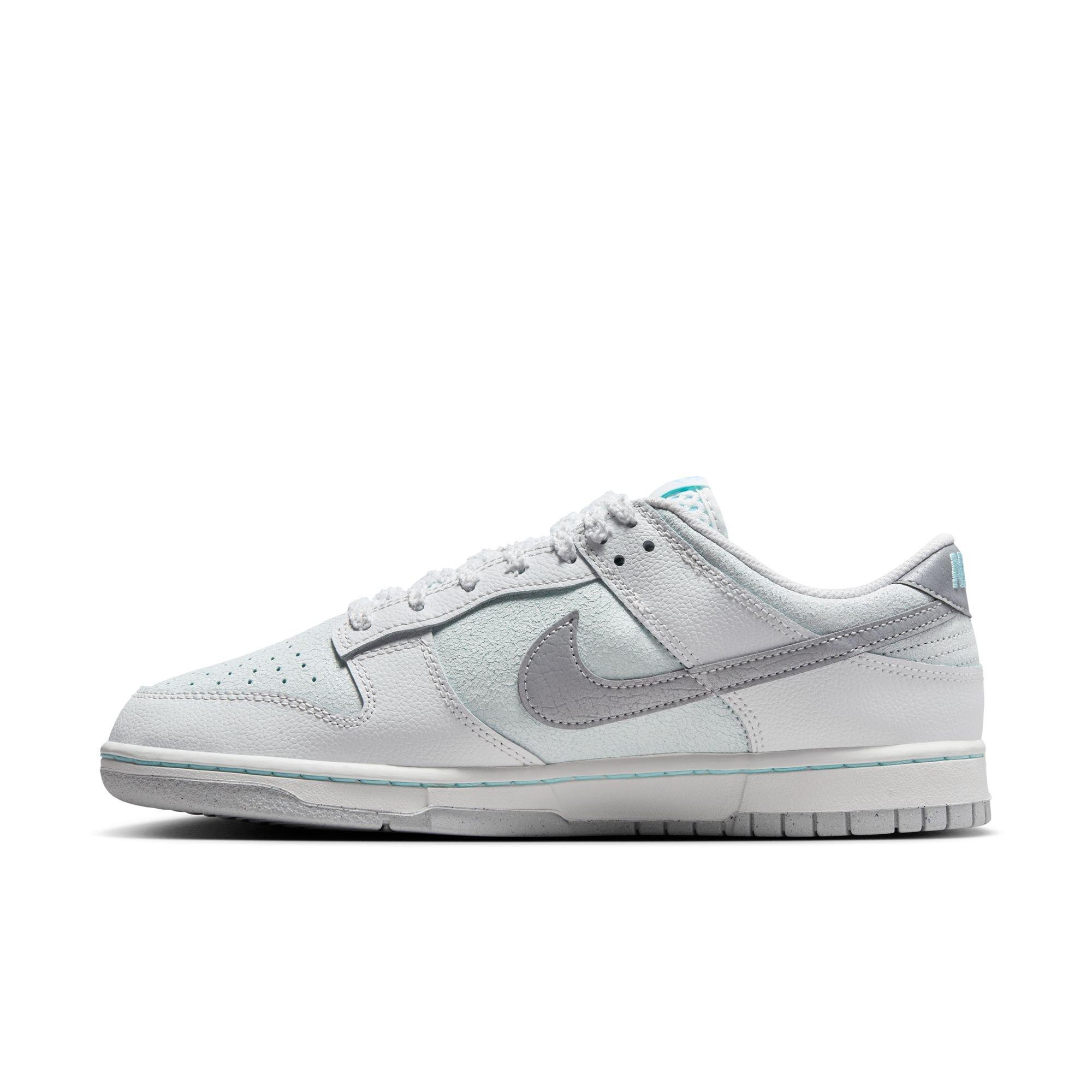 Nike Dunk Low Retro Men's "Summit White/Metallic Silver/Glacier Ice" Shoe