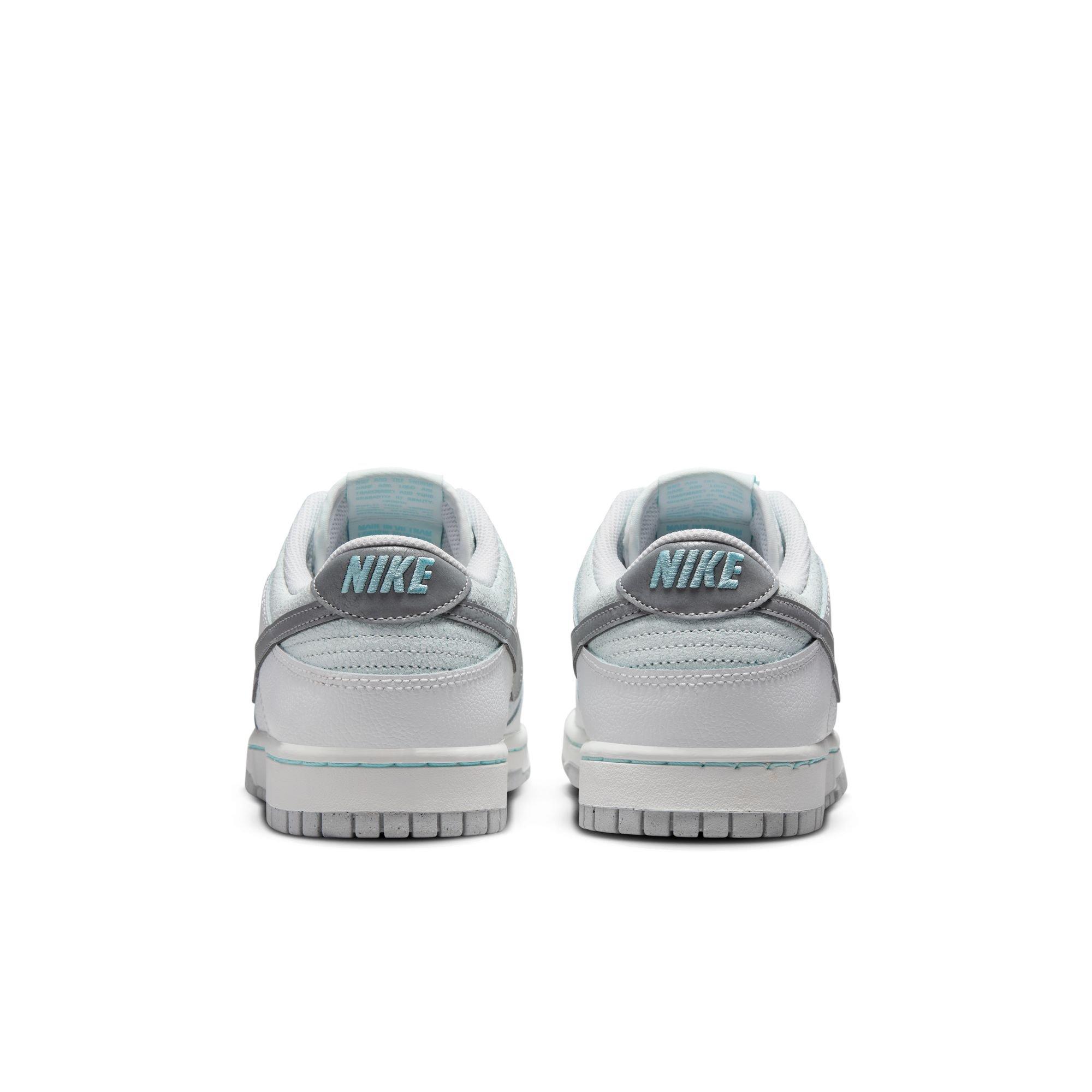 Nike Dunk Low Retro Men's "Summit White/Metallic Silver/Glacier Ice" Shoe