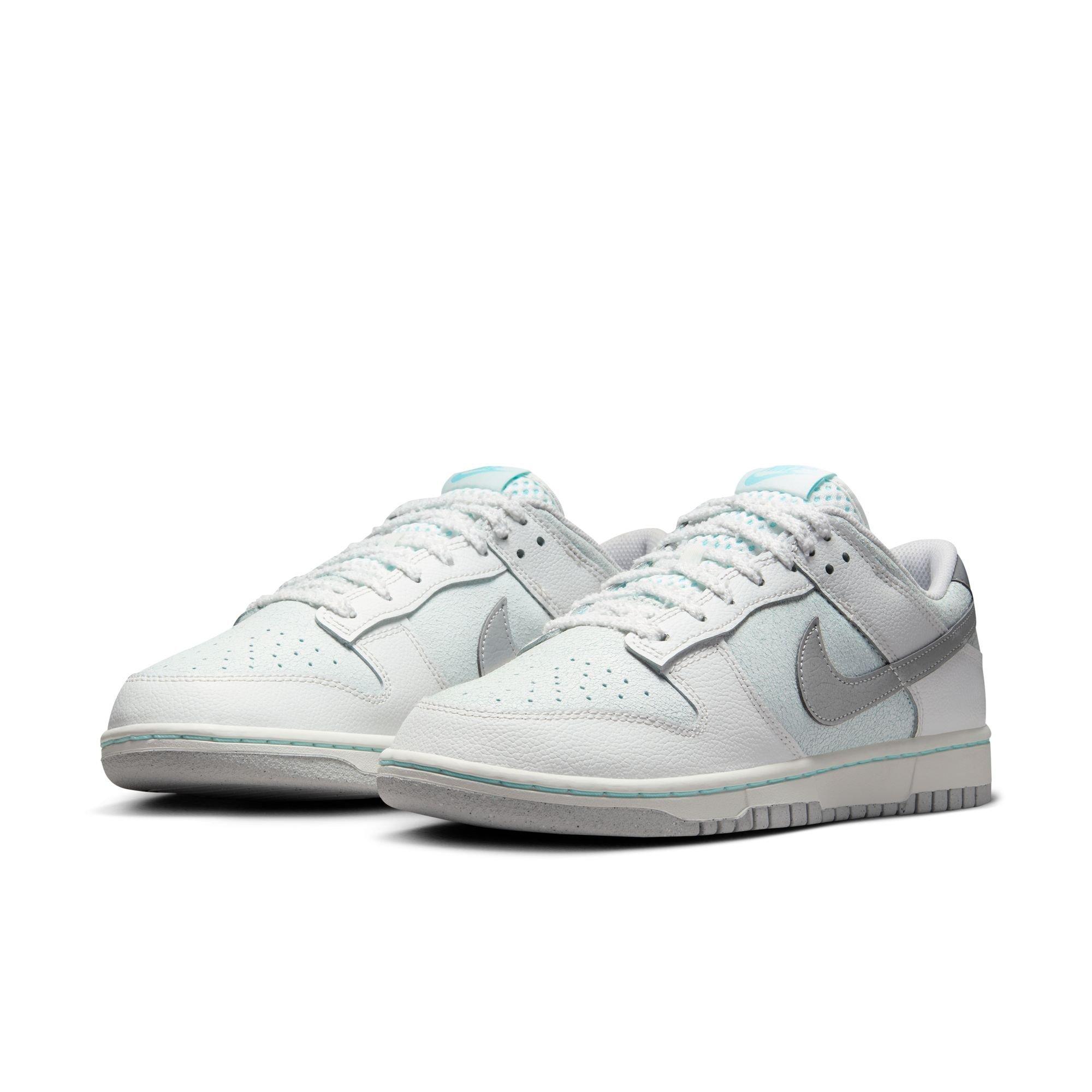 Nike Dunk Low Retro Men's "Summit White/Metallic Silver/Glacier Ice" Shoe