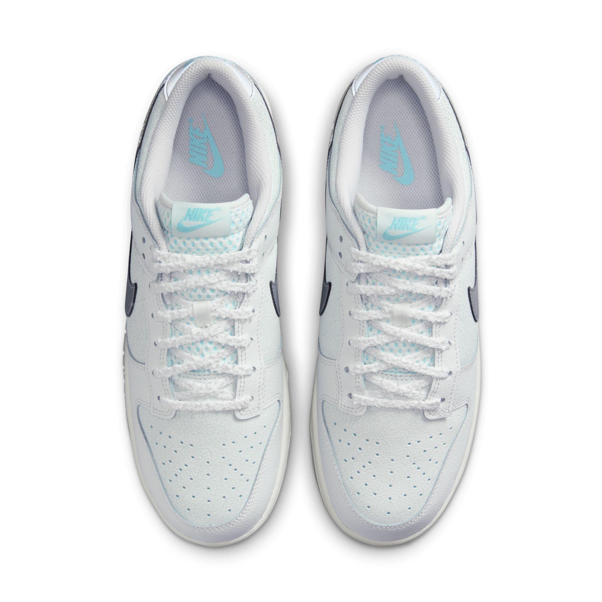 Nike Dunk Low Retro Men's "Summit White/Metallic Silver/Glacier Ice" Shoe