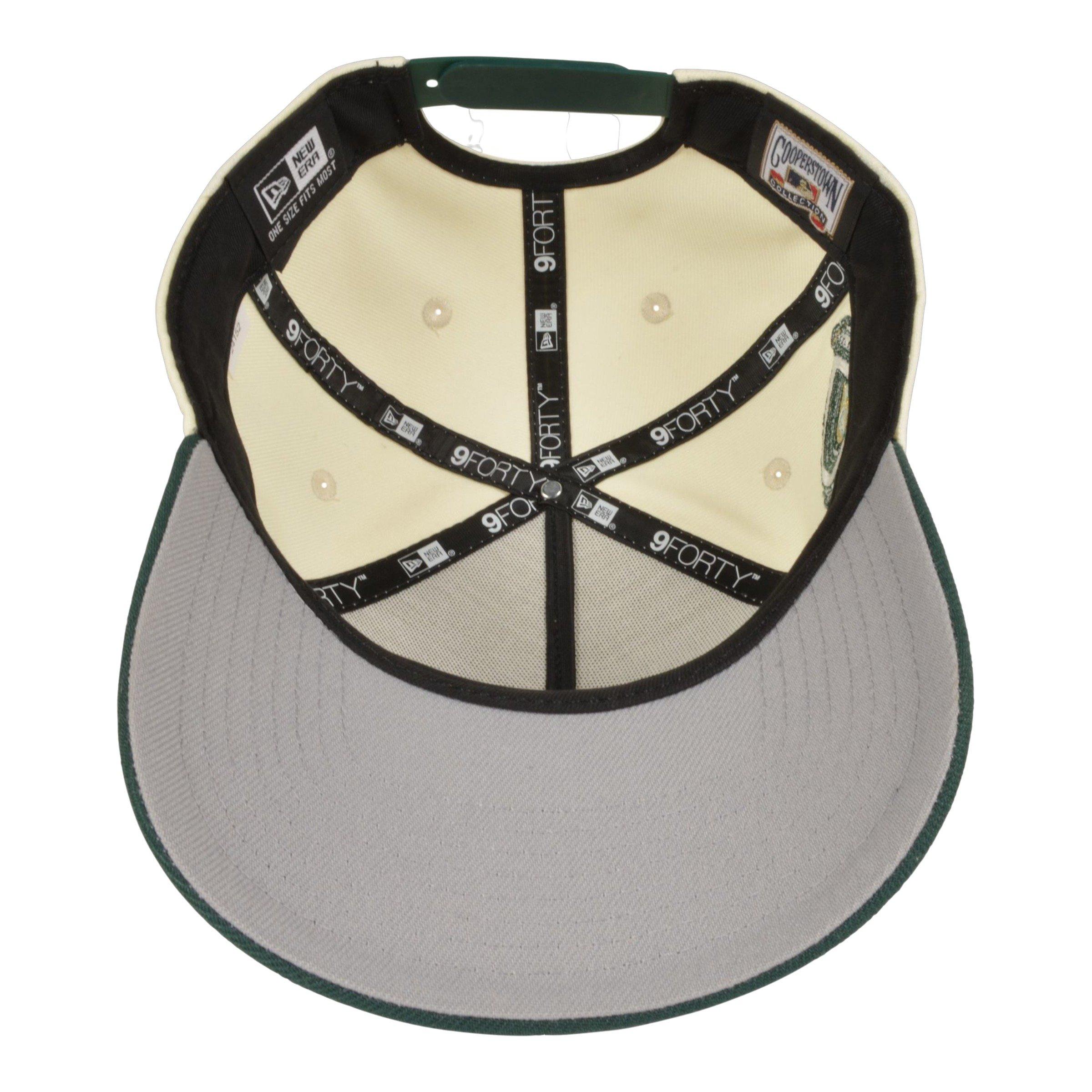 New Era Chicago White Sox 9FORTY Comiskey Park Snapback Hat - Chrome/Green - CREAM Thumbnail View 5