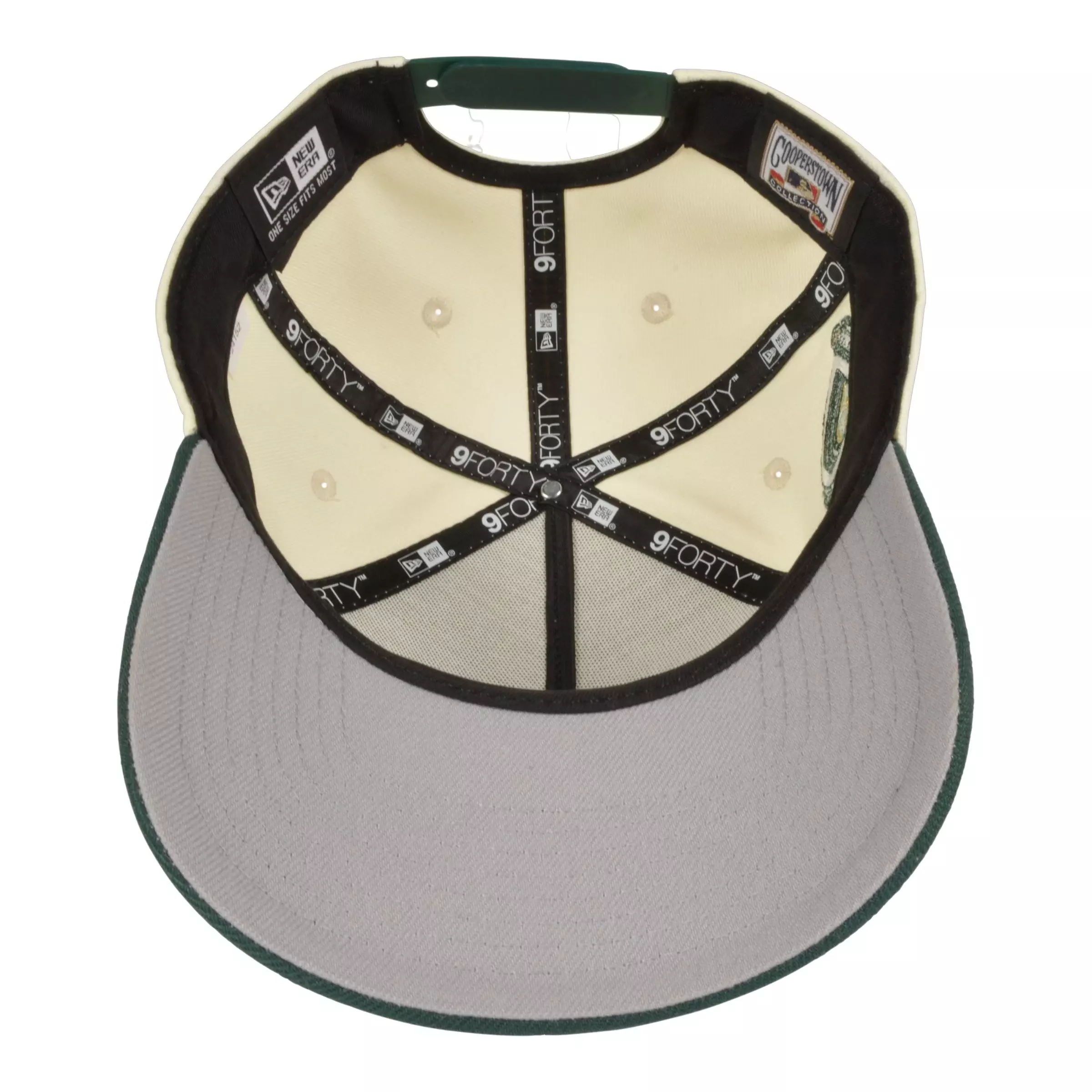 New Era Chicago White Sox 9FORTY Comiskey Park Snapback Hat-Chrome/Green - CREAM