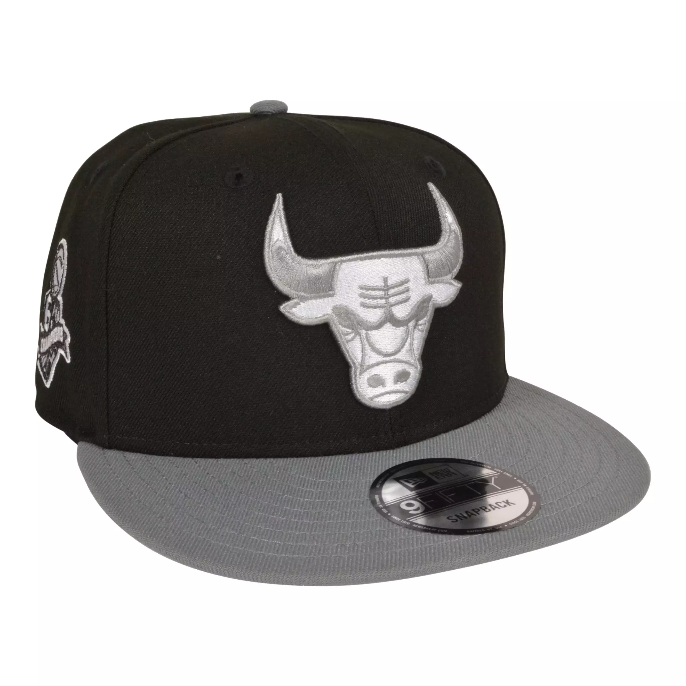 New Era Chicago Bulls 9FIFTY Retro 12 Snapback Hat - Black - BLACK/WHITE