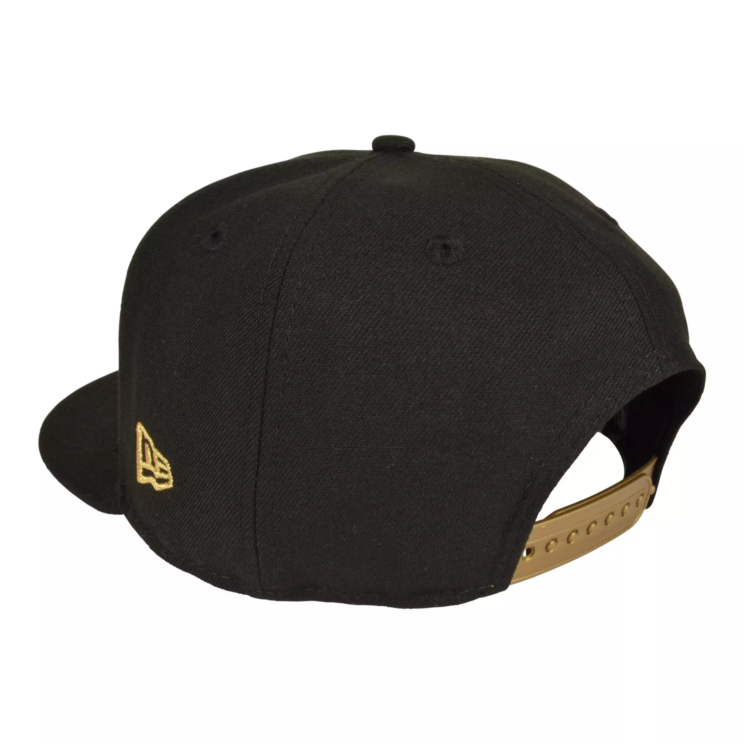 New Era Chicago Bulls 9FIFTY Snapback Hat - Black/Gold - BLACK/GOLD