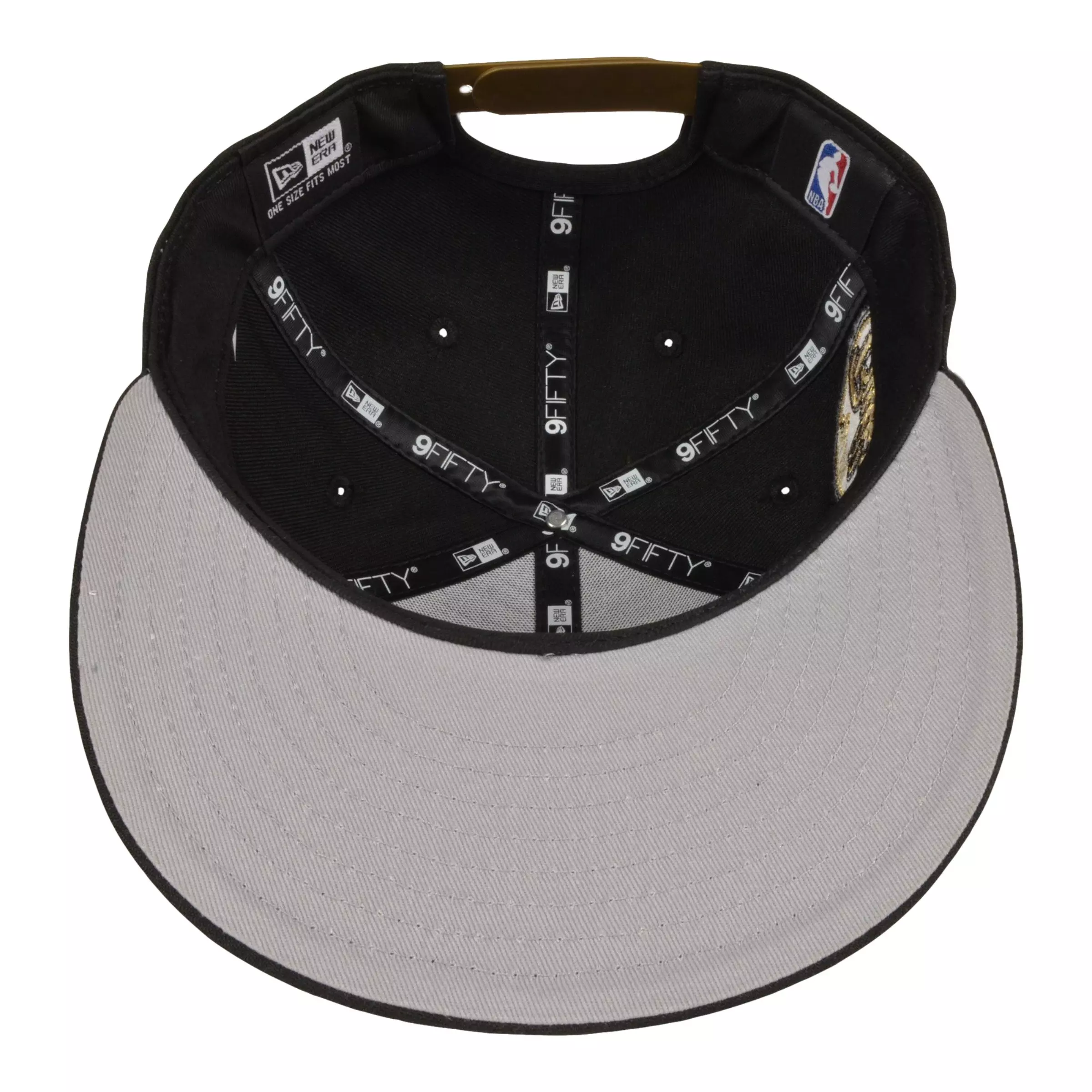New Era Chicago Bulls 9FIFTY Snapback Hat - Black/Gold - BLACK/GOLD