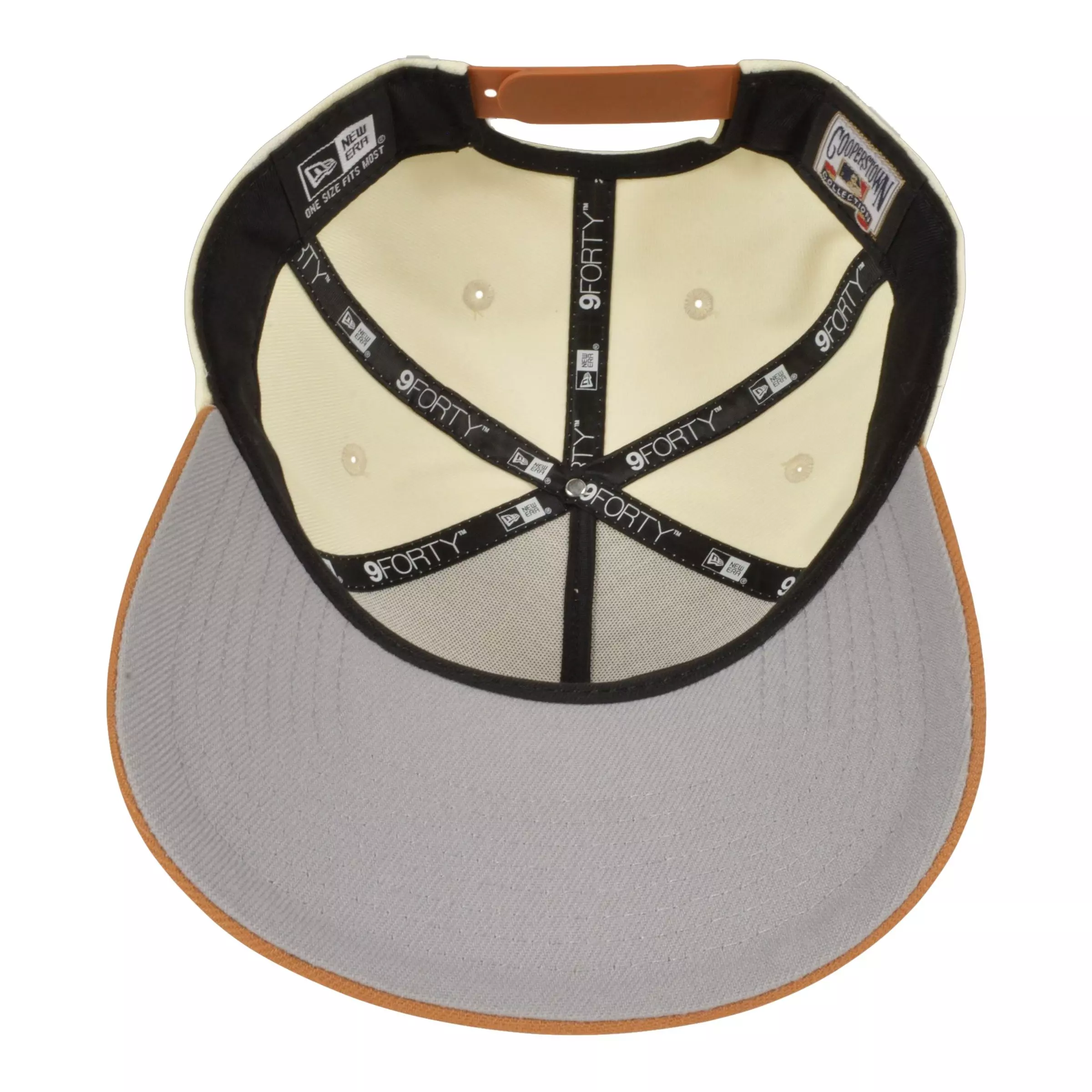 New Era Los Angeles Dodgers 9FORTY '81 World Series Snapback Hat-Chrome/Bronze - CREAM