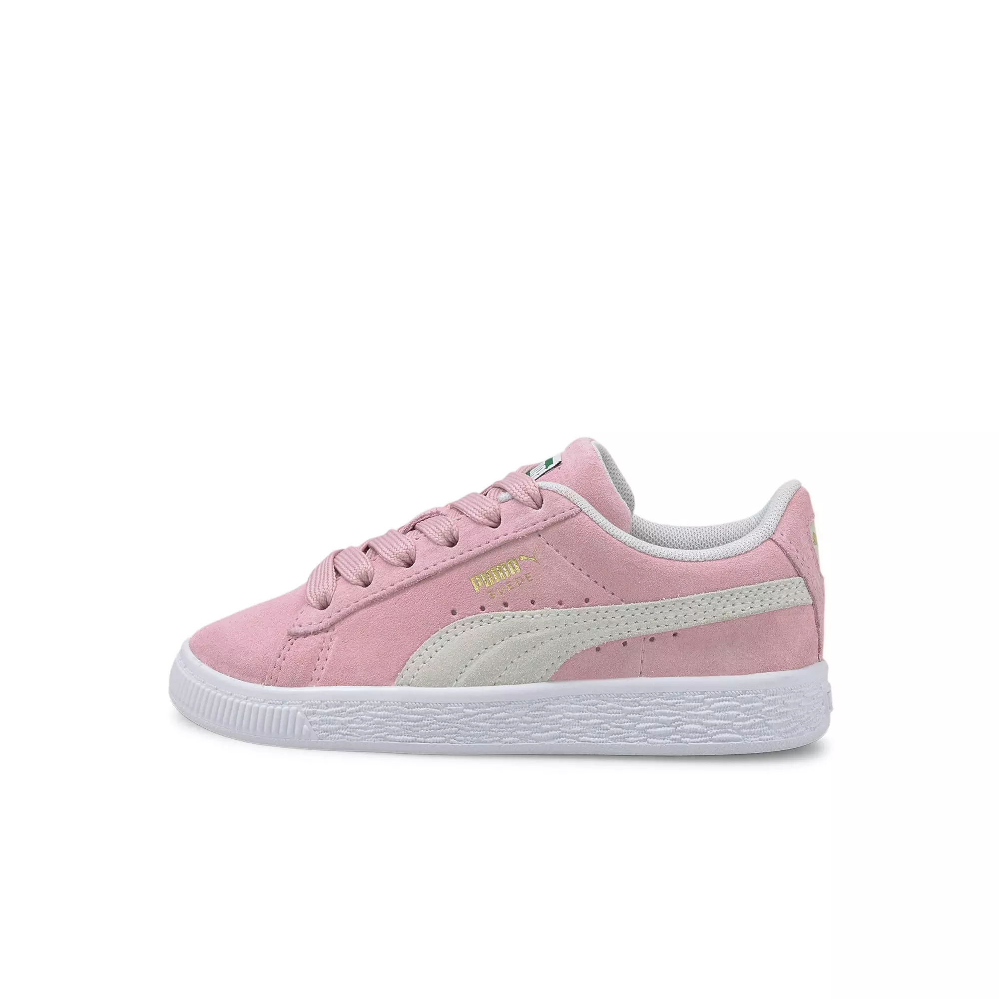 PUMA Suede Classic "Pink/White" Preschool Girls' Shoe - PINK/WHITE